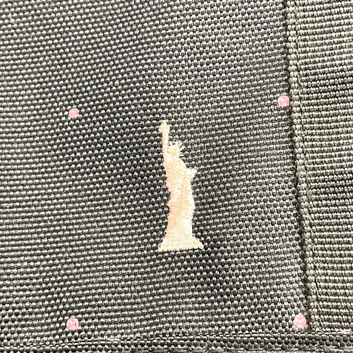 美品 アウトドアプロダクツ OUTDOOR PRODUCTS コーデュラ リュックサック バックパック 黒 ブラック ドット柄 S93