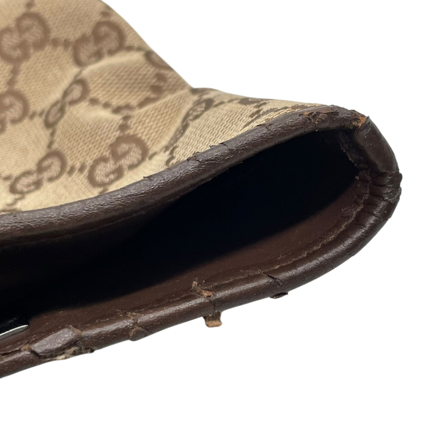 極美品 グッチ GUCCI トートバッグ ロングハンドル GGキャンバス ベージュ ブラウン レザー シルバー金具 ハンドバッグ K11