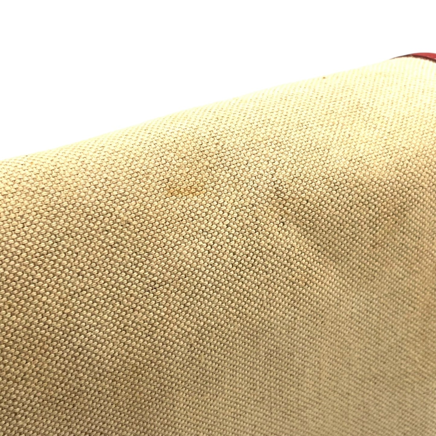 コーチ COACH キャンバス レザー ショルダーバッグ ワンショルダー 6114 ベージュ 赤 レッド フラップデザイン ロゴチャーム付き 上品カラー U17