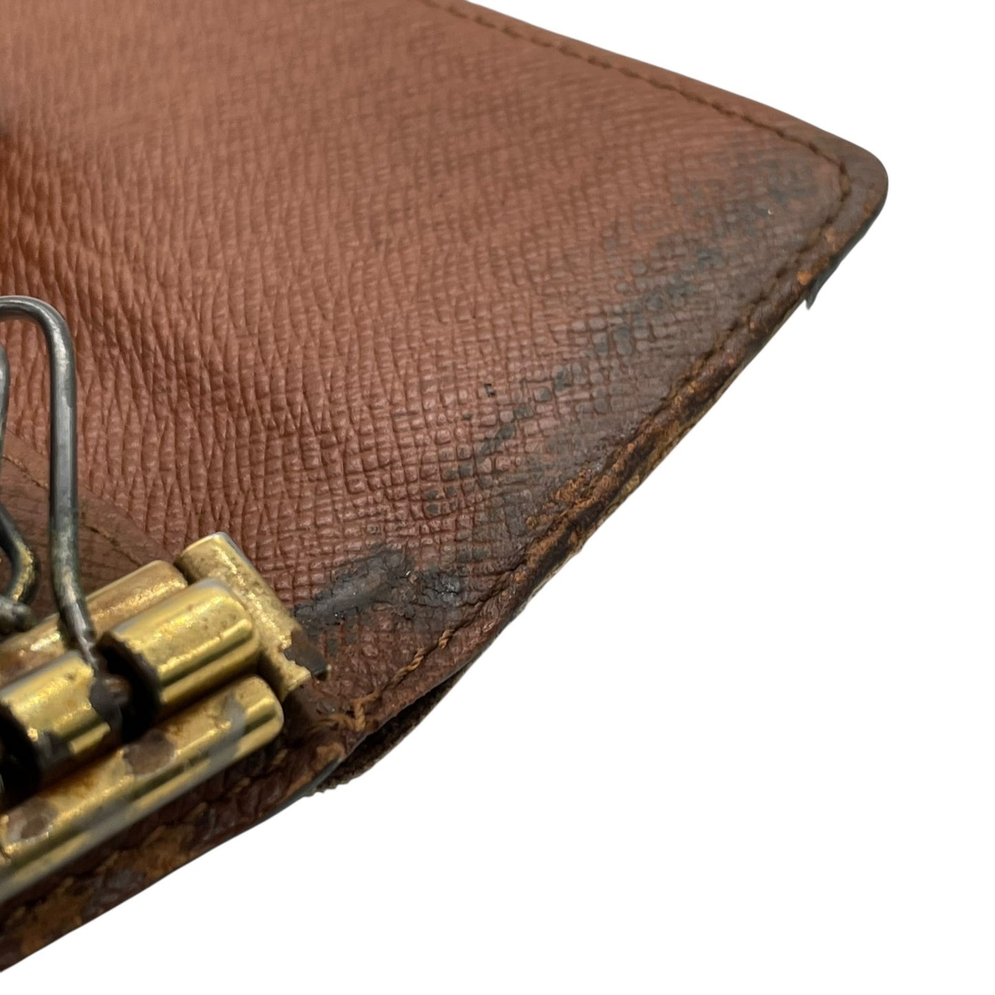 ルイ・ヴィトン Louis Vuitton ミュルティクレ6 M62630 モノグラム 6連キーケース ブラウン PVC×レザー ゴールド金具 レディース メンズ M5