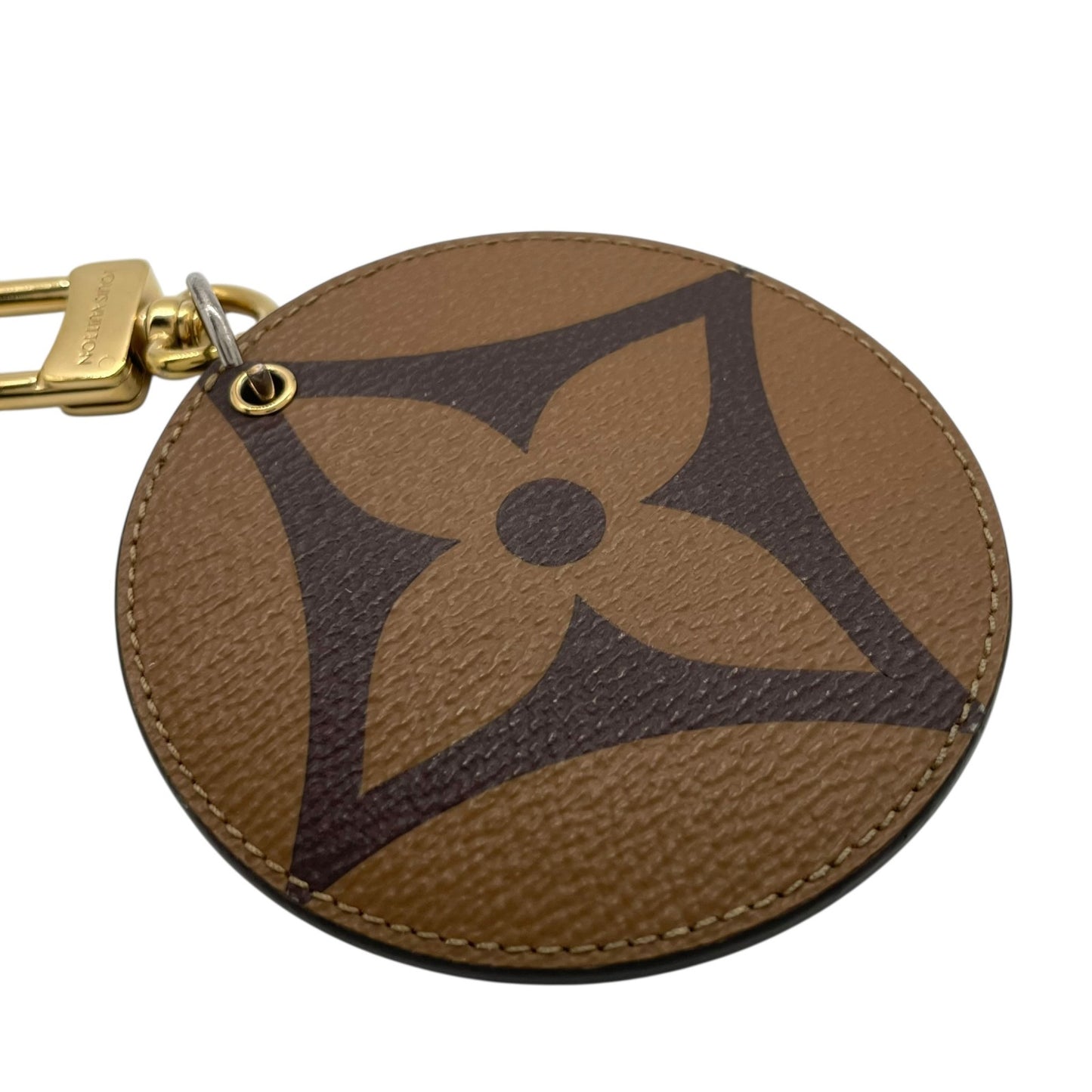 Louis Vuitton モノグラム ジャイアントモノグラム イルストレ キーホルダー バッグチャーム ラウンド型 ゴールド金具 M5