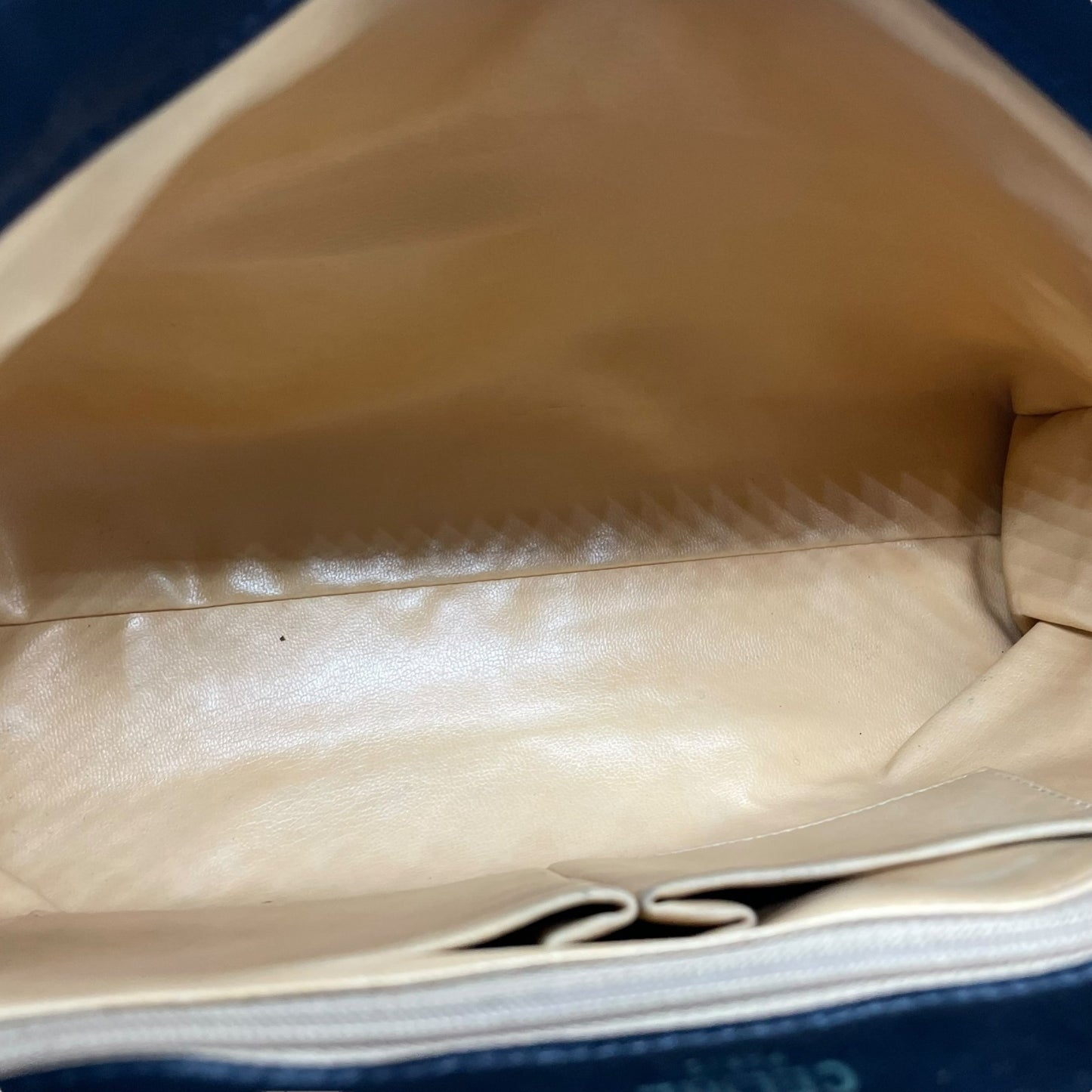 Authentic CELINE Black Leather Vintage Retro Handbag Gold Hardware Belt Design Old Celine Women Formal Bag