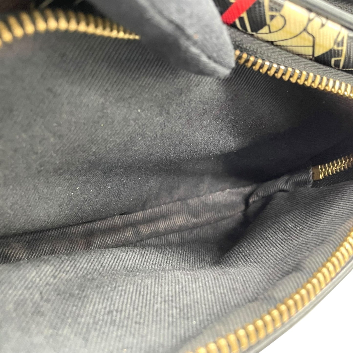 Authentic BURBERRY Monogram Stripe PVC Leather Shoulder Bag Brown Multi