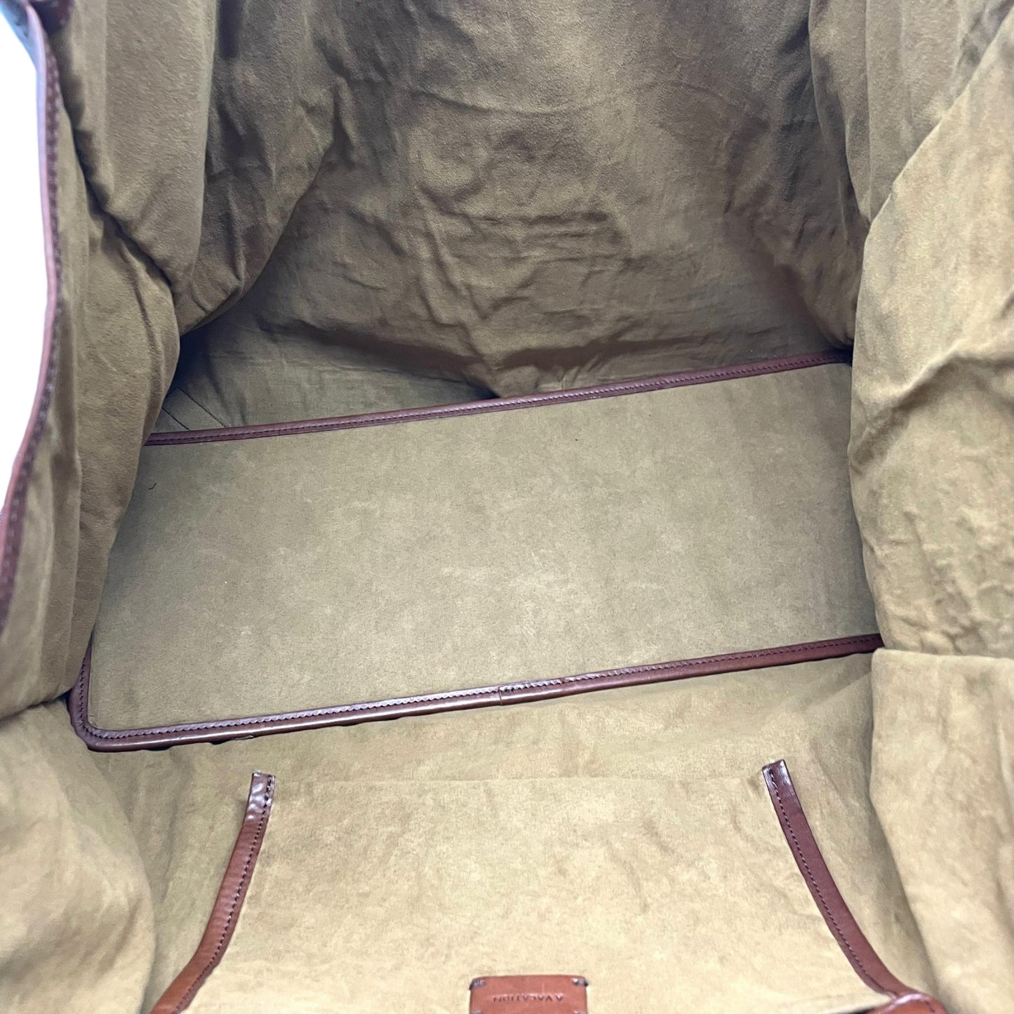 大人気 A VACATION アヴァケーション TANK トートバッグ レオパード A4収納 大容量 ブラウン ハンドバッグ レディース キャンバス×レザー E5