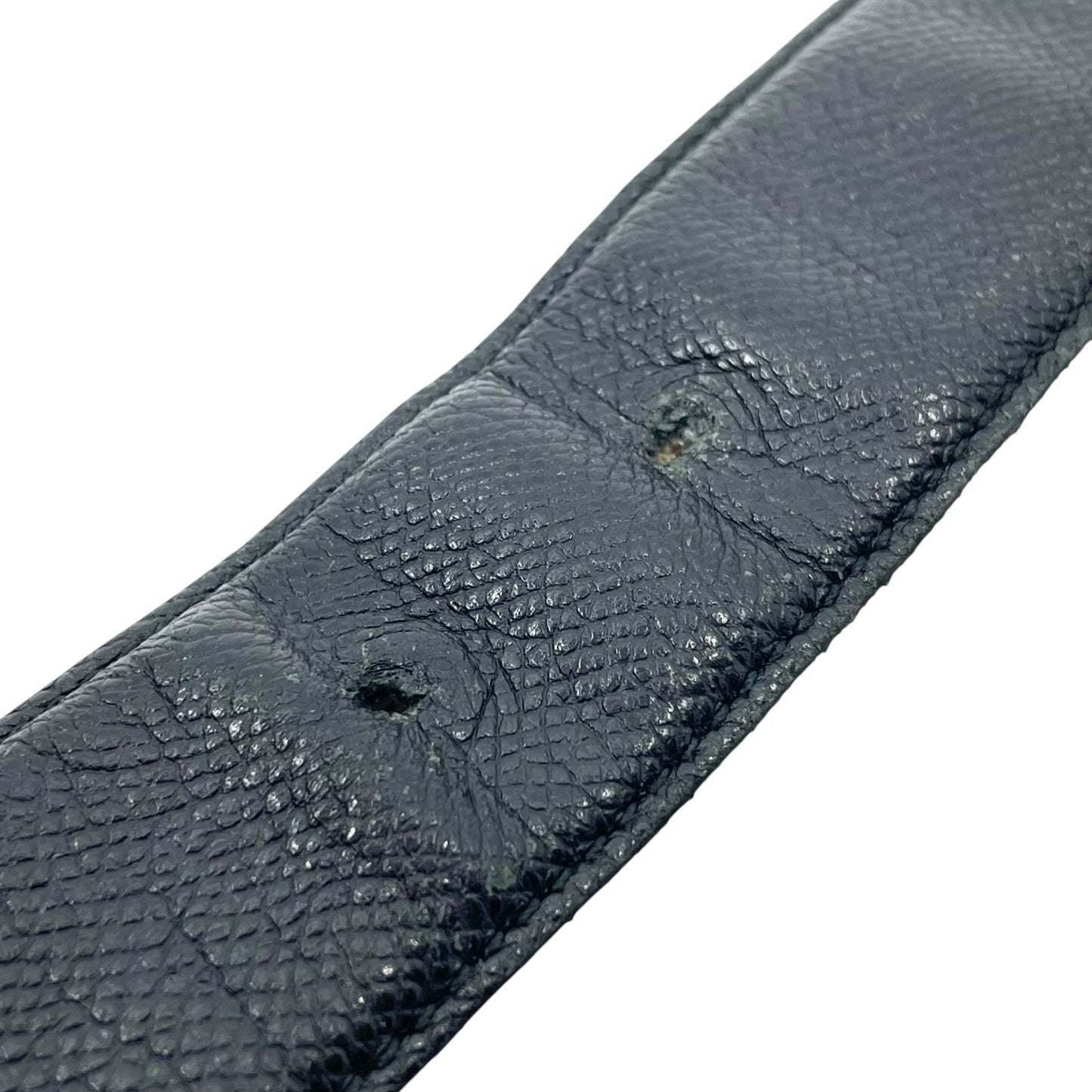 BVLGARI ブルガリ ベルト メンズ 本革 レザー ブラック 黒 サークル ロゴバックル リング シルバー金具 ビーゼロワン 高級 ブランド 紳士 箱付き ギャランティカード M4