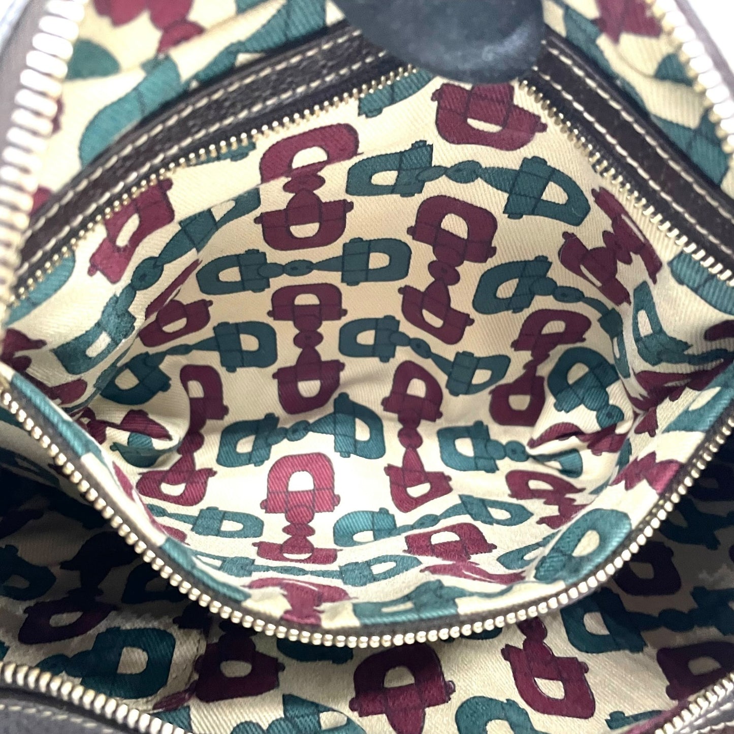 希少 GUCCI グッチ ワンショルダー ショルダーバッグ GG柄 スエード×レザー ブラウン 茶色 エンボス Y2K 153010 肩掛け B3