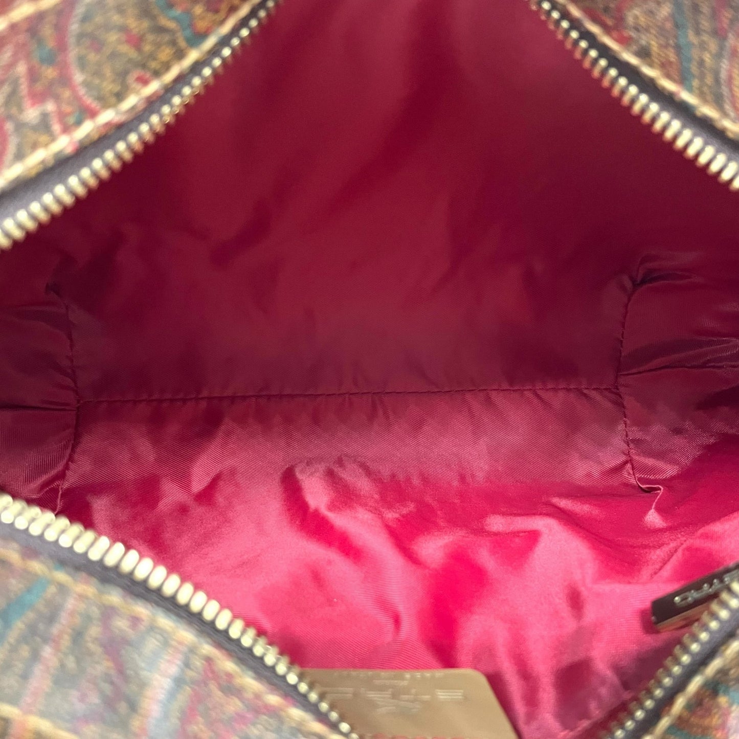 美品 エトロ ETRO ペイズリー柄 ショルダーバッグ ワンショルダー レザー ブラウン 茶色 ヴィンテージ バッグ レディース K6