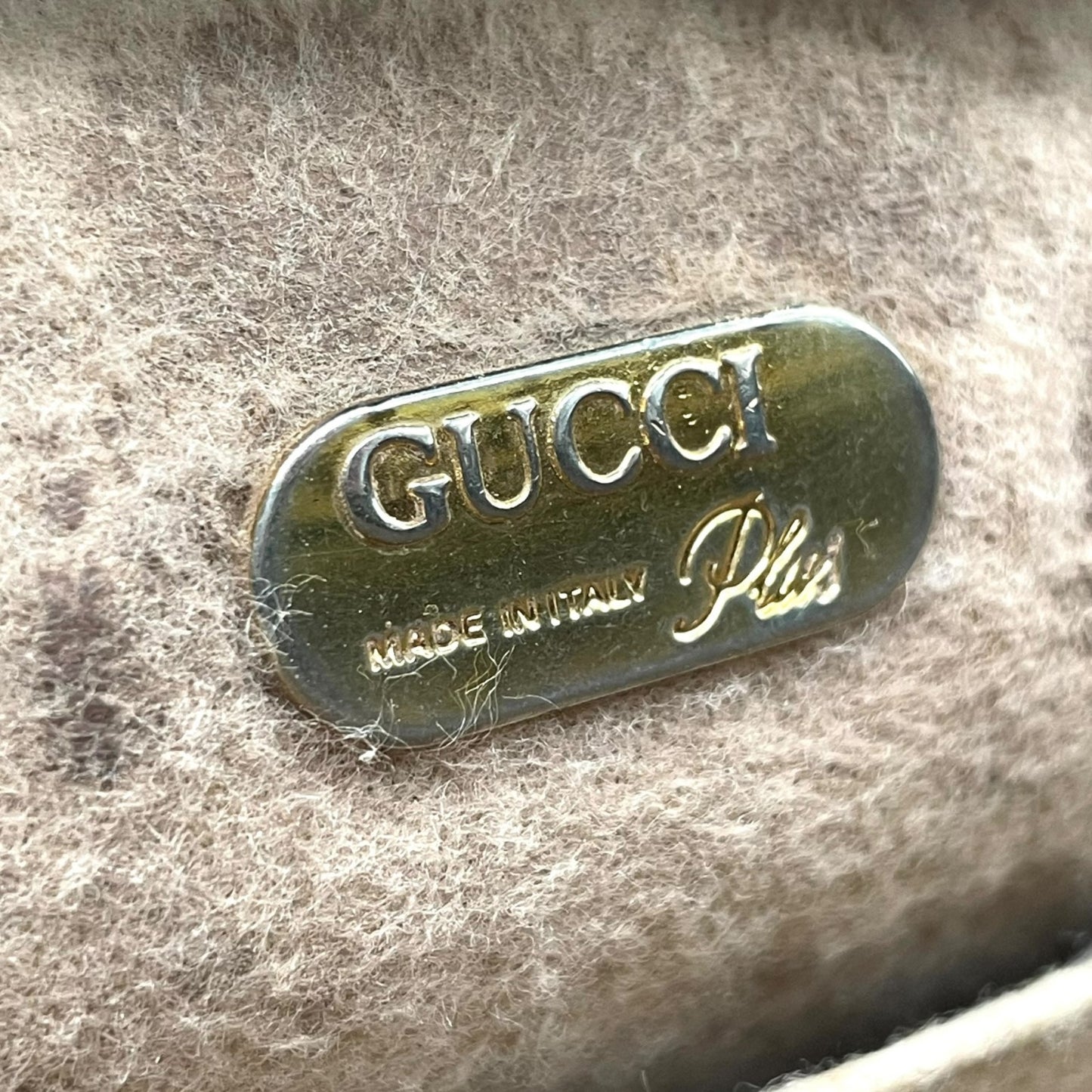 GUCCI グッチ GGプラス グッチプラス クラッチバッグ セカンドバッグ グレー ベージュ PVC レザー ゴールド金具 オールドグッチ ヴィンテージ メンズ レディース K11
