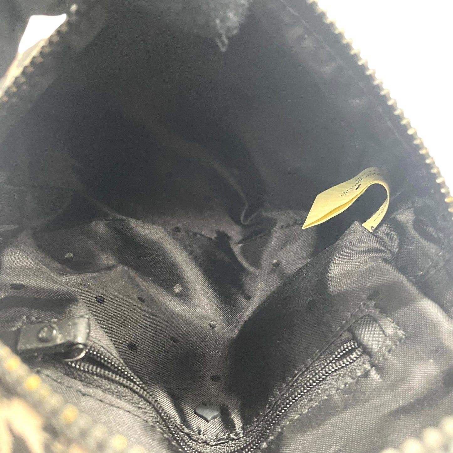 ケイトスペード KATE SPADE リュック レオパード柄 バックパック ベージュ×ブラック 黒 ナイロン レディース U8