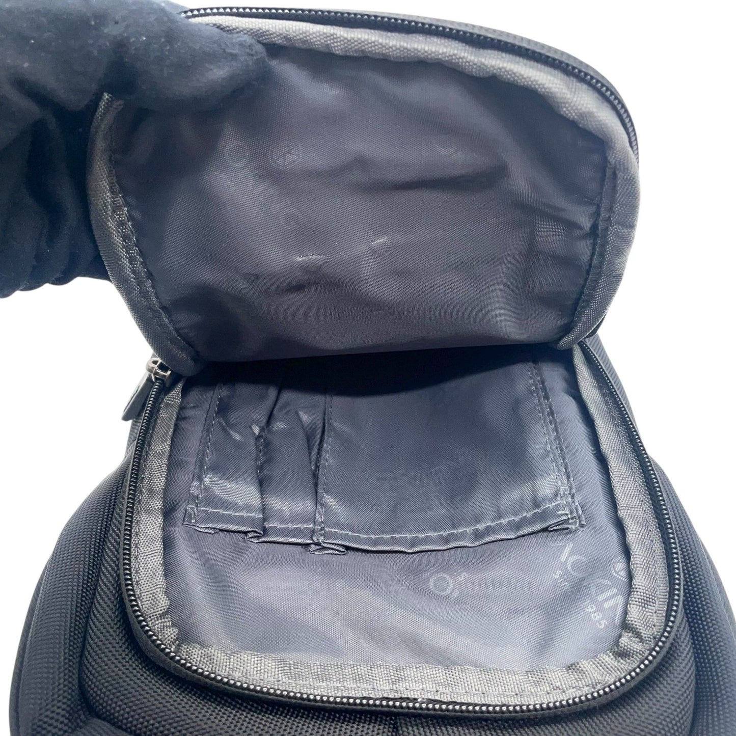 アオキング AOKING ショルダーバッグ ボディバッグ 黒 ブラック ナイロン 撥水 多機能 PC収納 メンズ S83