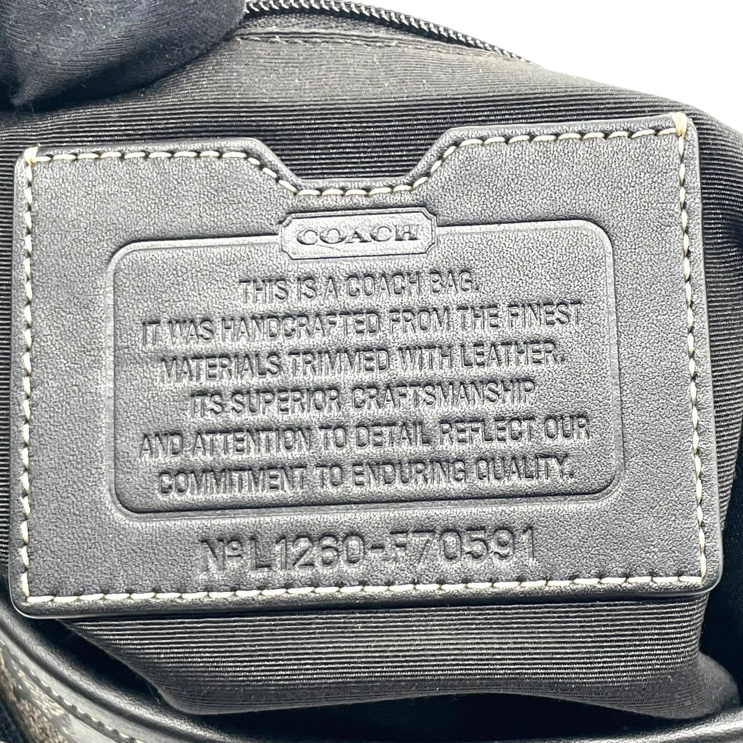 コーチ COACH シグネチャー ショルダーバッグ 黒 ブラック グレー レザー コンビ クロスボディ S50