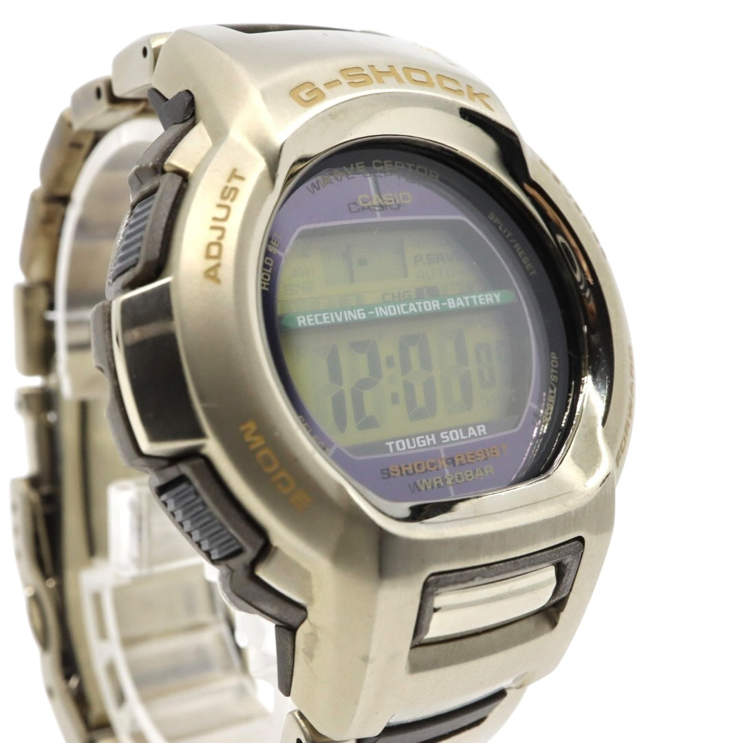 【美品/稼働品】カシオ G-SHOCK GW-600WCJ 2006 FIFAワールドカップ ドイツ大会 限定モデル 電波ソーラー The G メンズ 腕時計 デジタル ゴールド 20気圧防水 ヴィンテージ 希少 クリーニング済み G3