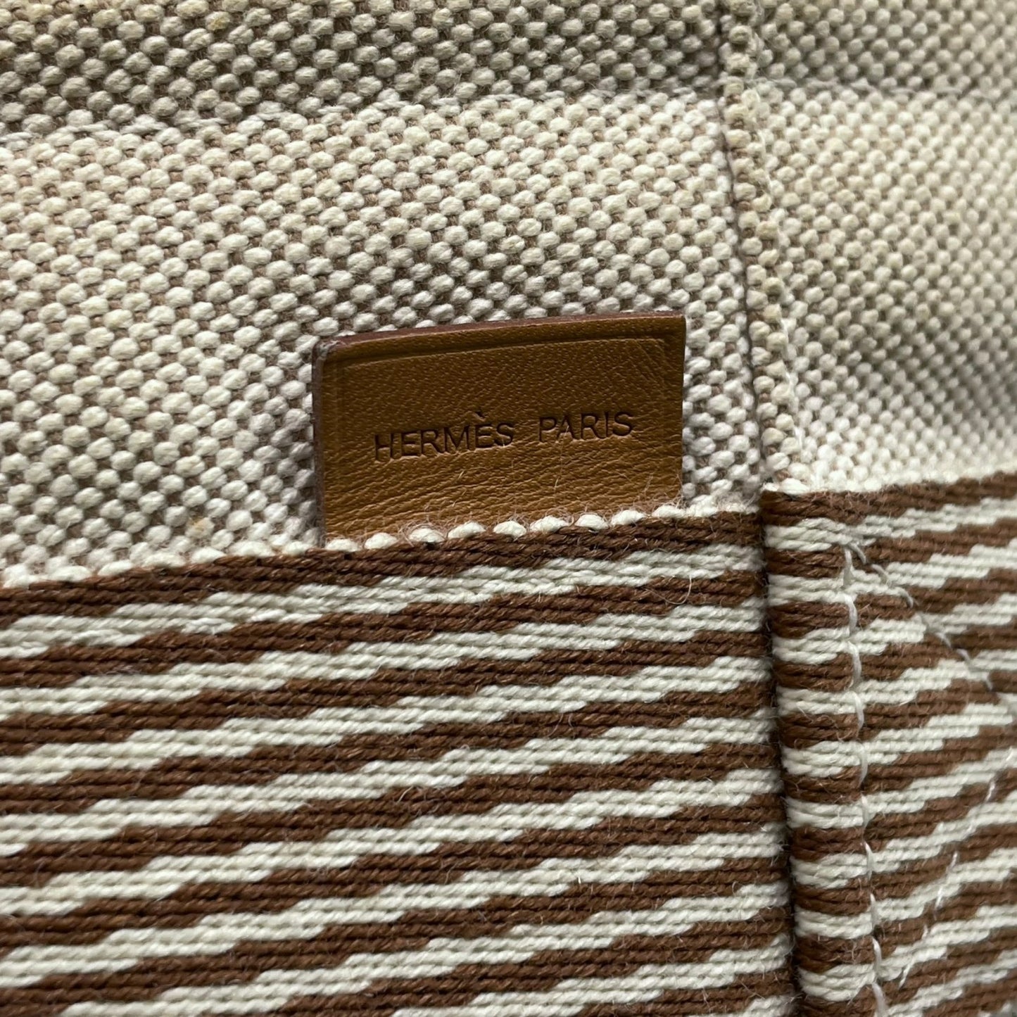 エルメス HERMES エールライン メッセンジャーPM ベージュ キャンバス ショルダーバッグ メンズ レディース ユニセックス B4