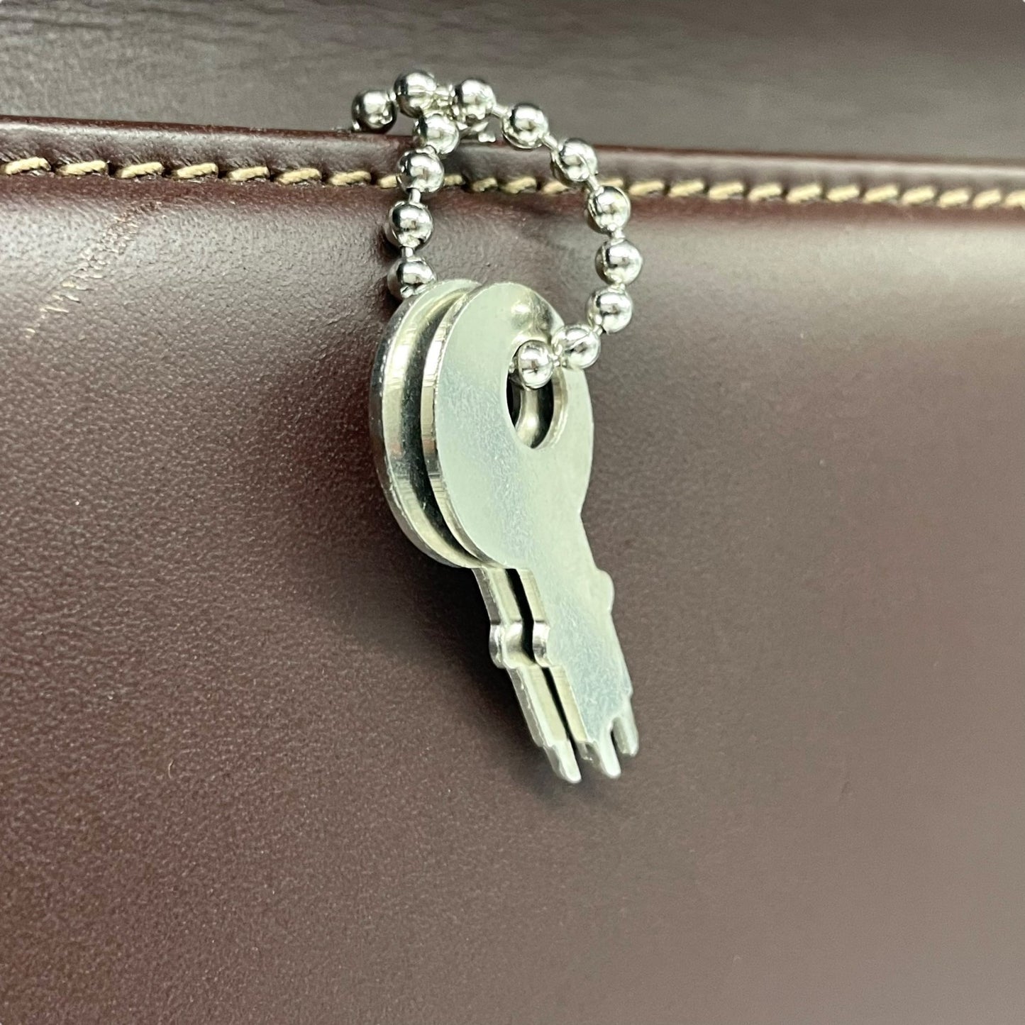 BURBERRY バーバリー ビジネスバッグ レザー ブラウン【中古】 メンズ