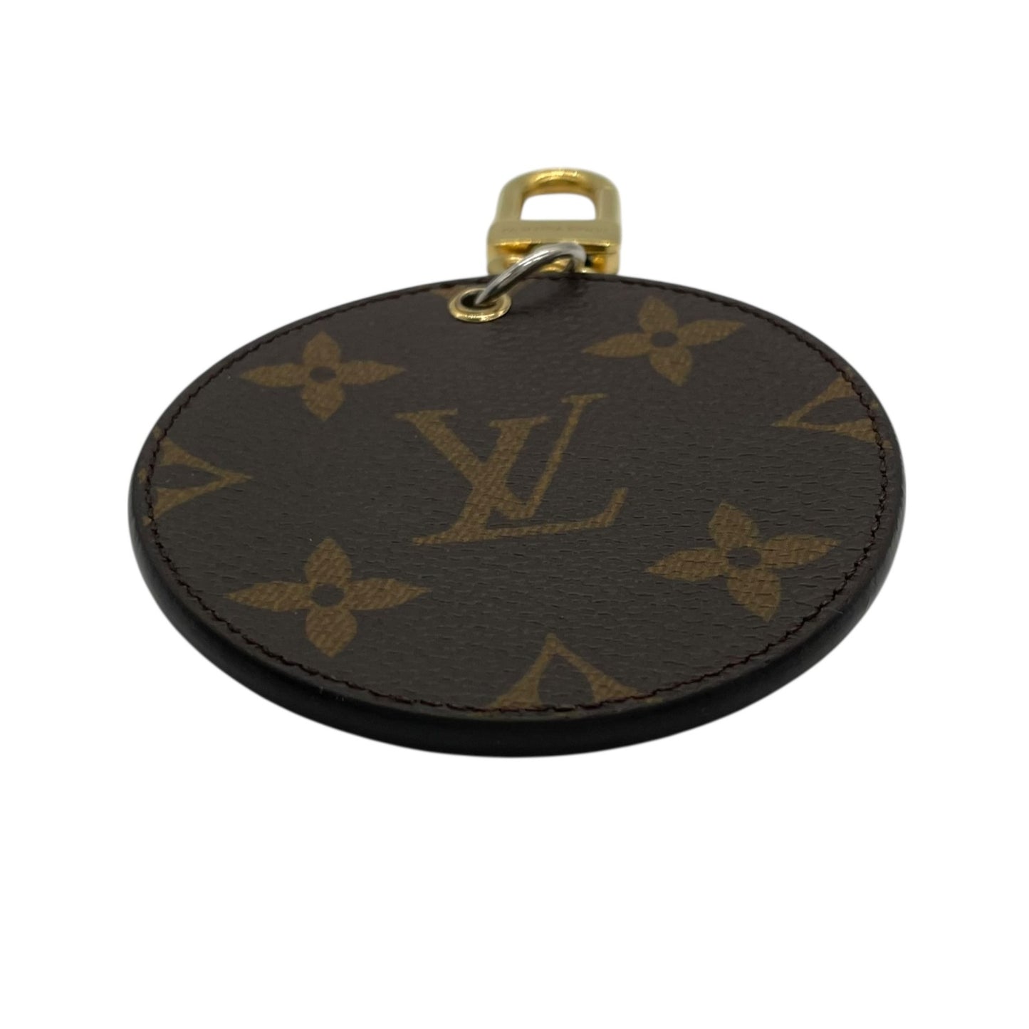 Louis Vuitton モノグラム ジャイアントモノグラム イルストレ キーホルダー バッグチャーム ラウンド型 ゴールド金具 M5