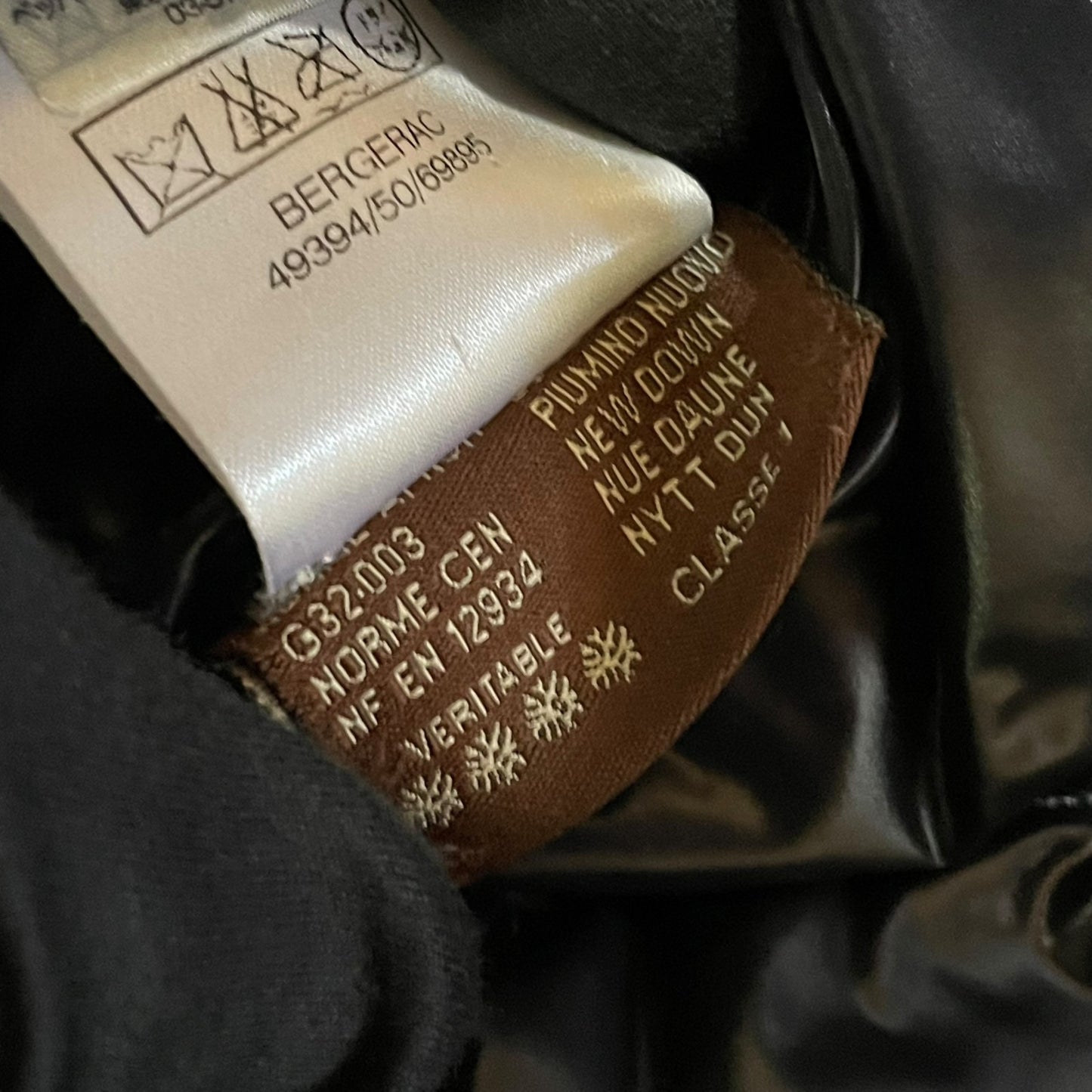 MONCLER モンクレール ダウンジャケット グレー 黒 ブラック スワロフスキー ビーズ 立体ワッペン 茶タグ ナイロン サイズ0 メンズ レディース CT