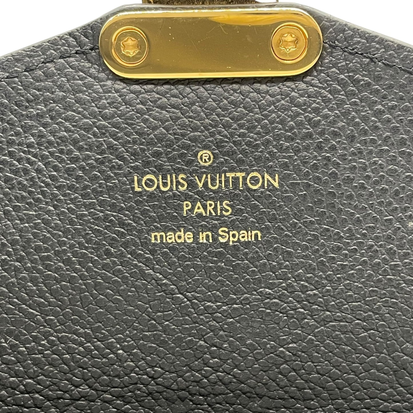 美品 LOUIS VUITTON ルイヴィトン ポルトフォイユ メティス アンプラント レザー ノワール 黒 ブラック ゴールド金具 長財布 モノグラム ロゴ M62458 レディース W2