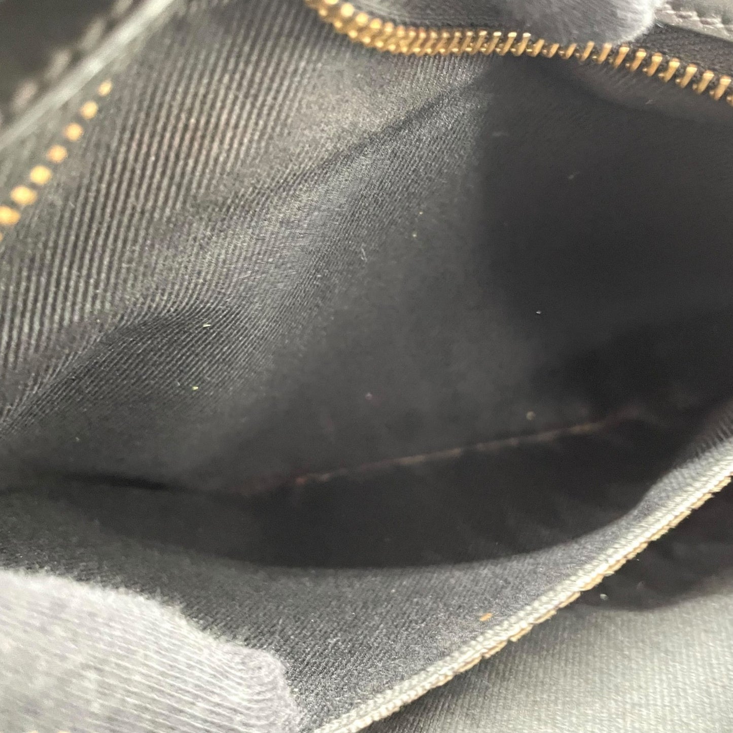 Authentic BURBERRY Monogram Stripe PVC Leather Shoulder Bag Brown Multi