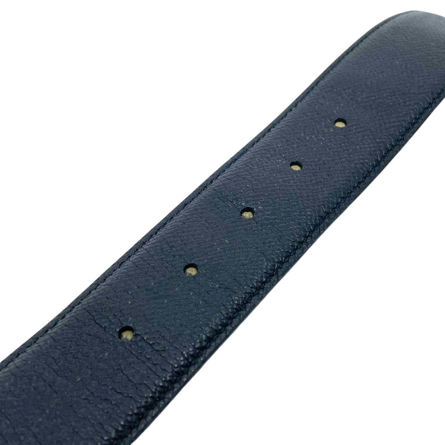 BVLGARI ブルガリ ベルト メンズ 本革 レザー ブラック 黒 サークル ロゴバックル リング シルバー金具 ビーゼロワン 高級 ブランド 紳士 箱付き ギャランティカード M4