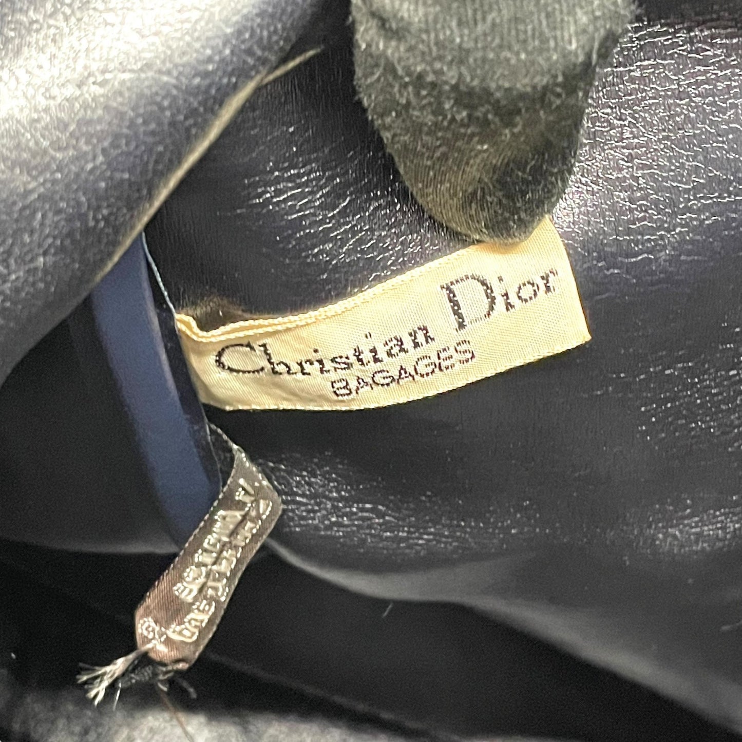 Christian Dior クリスチャンディオール トロッター ボストンバッグ 紺 ネイビー ベージュ キャンバス レザー シルバー金具 メンズ レディース ヴィンテージ Z4