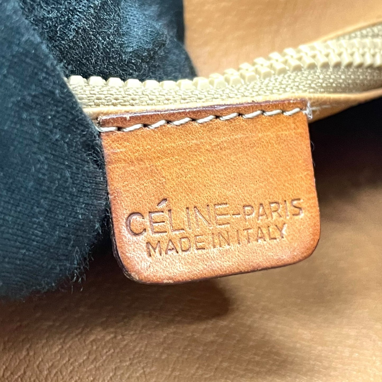 CELINE オールドセリーヌ ショルダーバッグ トリオンフ 巾着 M90 マカダム柄 ヴィンテージ ゴールド金具 レディース K9