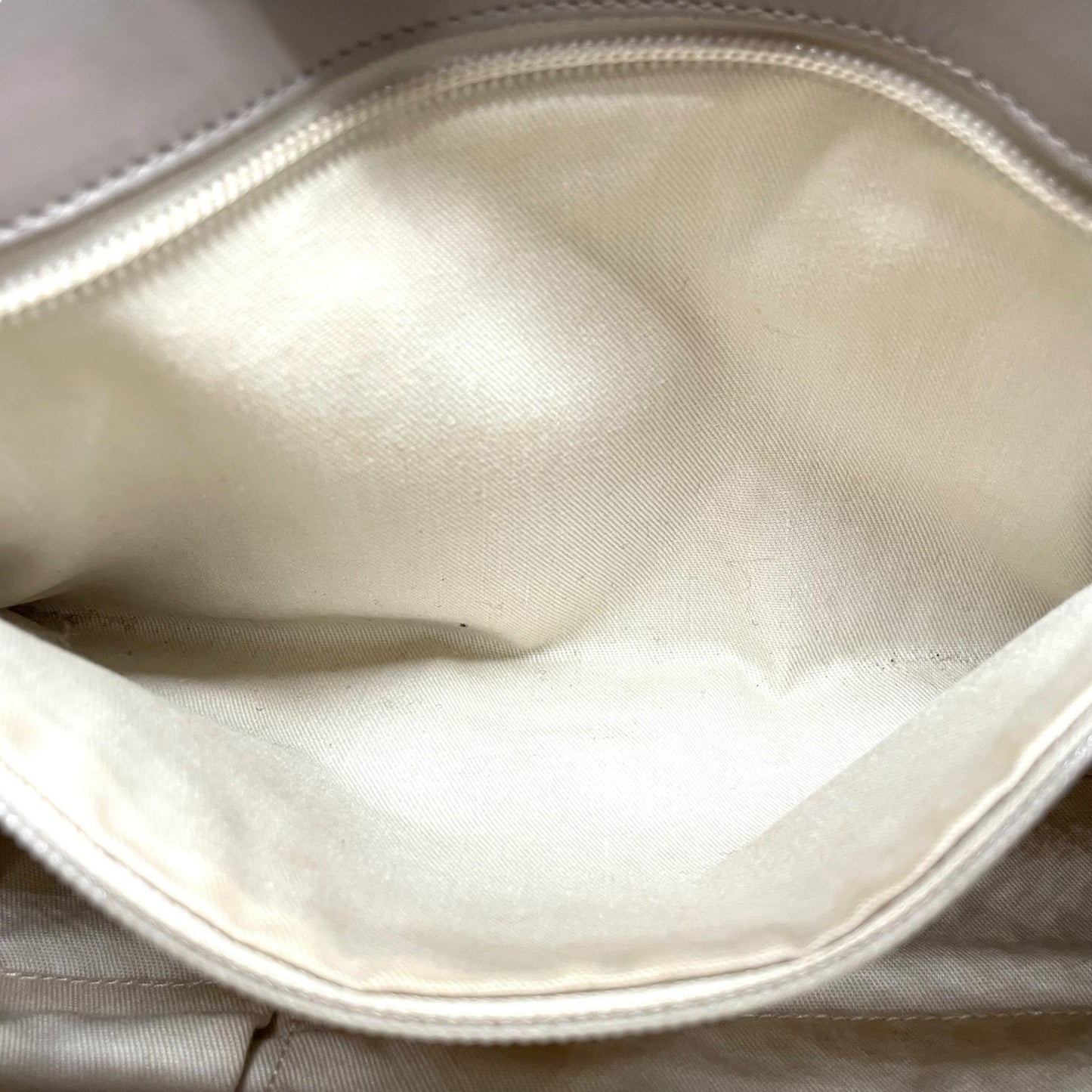 サルヴァトーレフェラガモ ハンドバッグ 編み込みレザーハンドル グレー キャンバス トートバッグ 肩掛け可能 K2