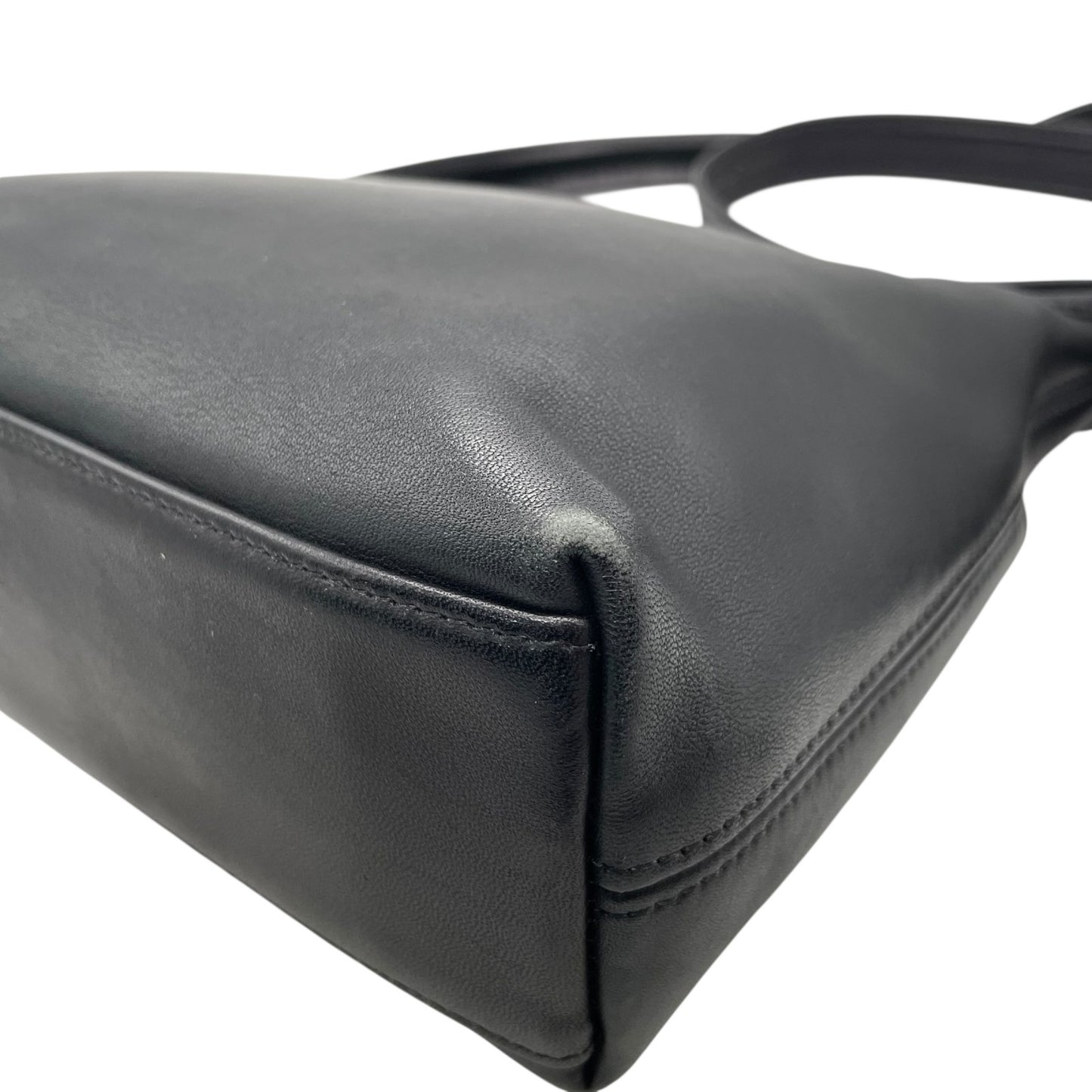 COACH OLD オールドコーチ 黒 ブラック ショルダーバッグ クロスボディ 斜め掛け ワンショルダーバッグ 肩掛け サコッシュ ポシェット オールレザー Vintage ヴィンテージ オールド 廃盤 稀少 9136 B1