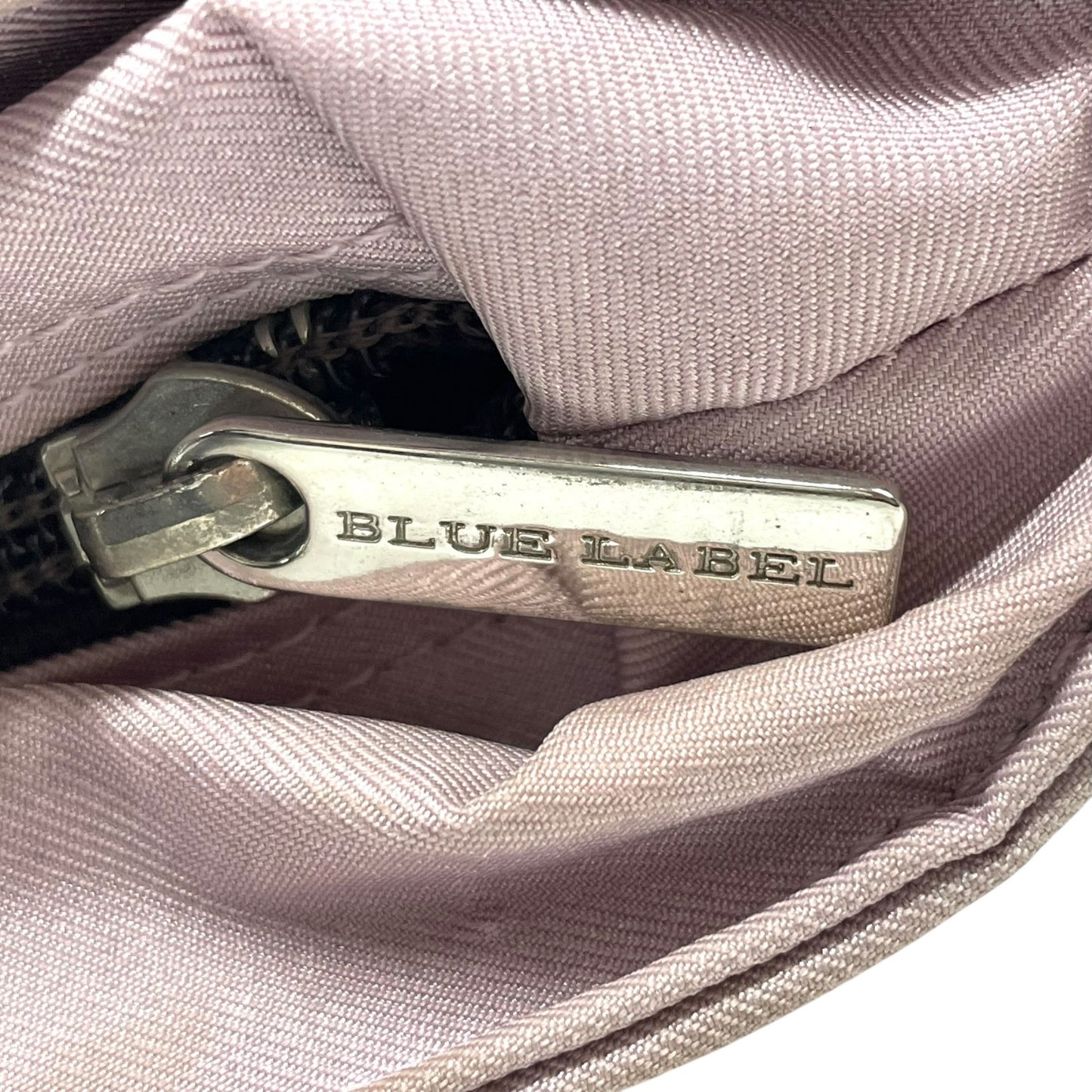 BURBERRY BLUE LABEL バーバリーブルーレーベル ハンドバッグ ノバチェック ピンク ブラウン シルバー金具 ナイロン レザー ファスナー開閉 ミニトート 手提げ ヴィンテージ レディース U9