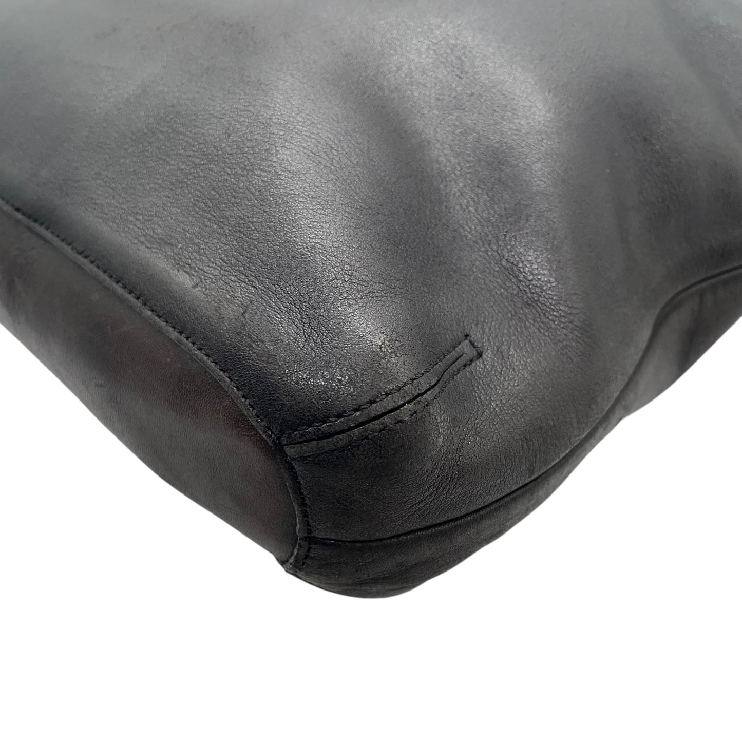 COACH コーチ オールドコーチ レザー ショルダーバッグ ブラック 黒 ヴィンテージ 9188 U2 本革 シンプル ミニマルデザイン USA製 Old Coach Shoulder Bag