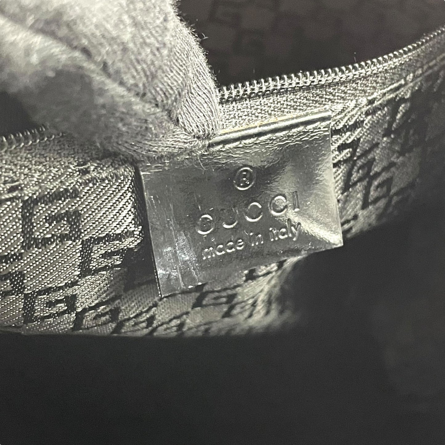 グッチ GUCCI トートバッグ ハンドバッグ ネイビー ブラック キャンバス パテントレザー 手提げ メンズ ゴールド金具 ストライプ E