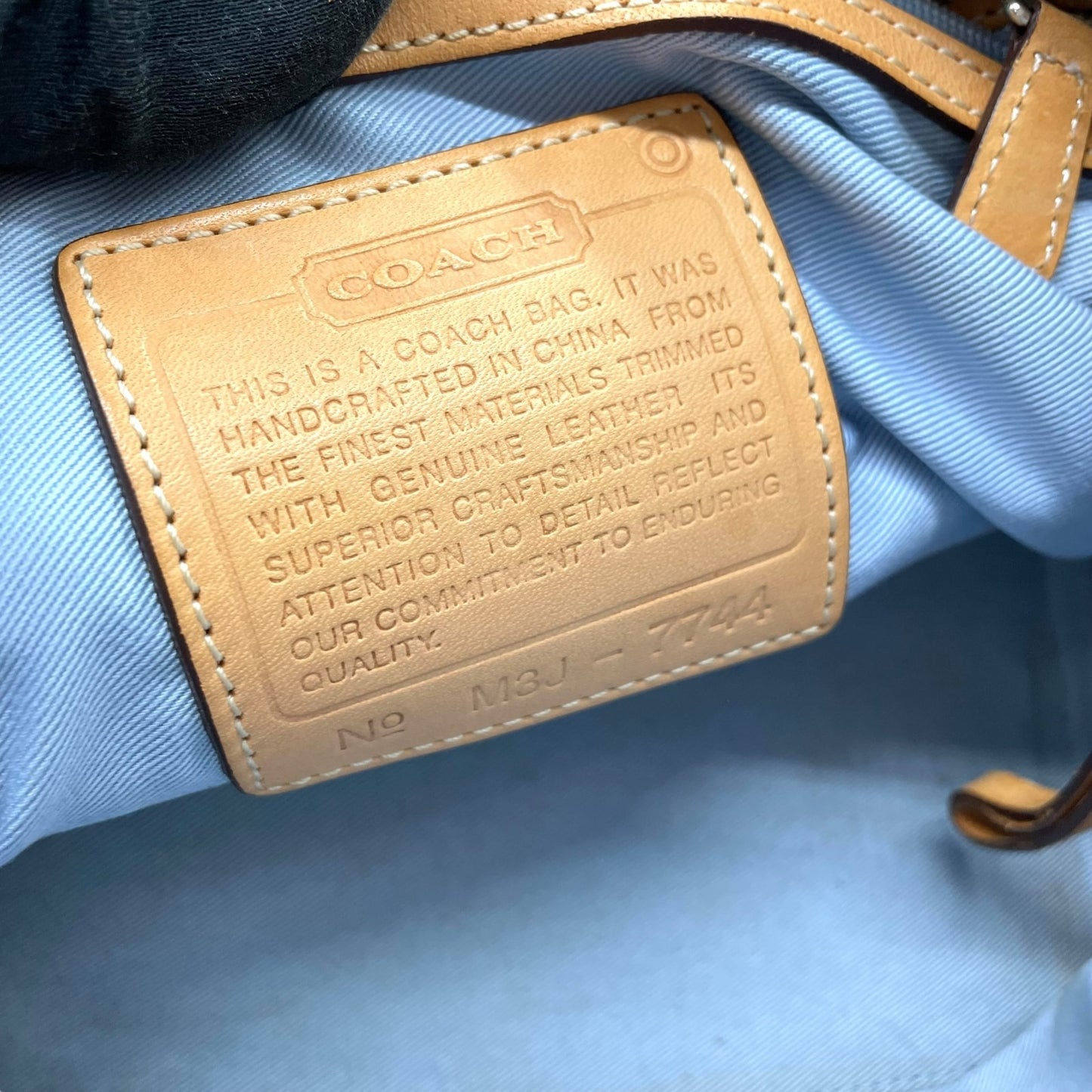 コーチ COACH ハンドバッグ ミニトート マルチストライプ ボーダー キャンバス レザー ロゴチャーム ファスナー開閉 ネイビー ブルー グリーン マルチカラー シルバー金具 手提げ レディース T1