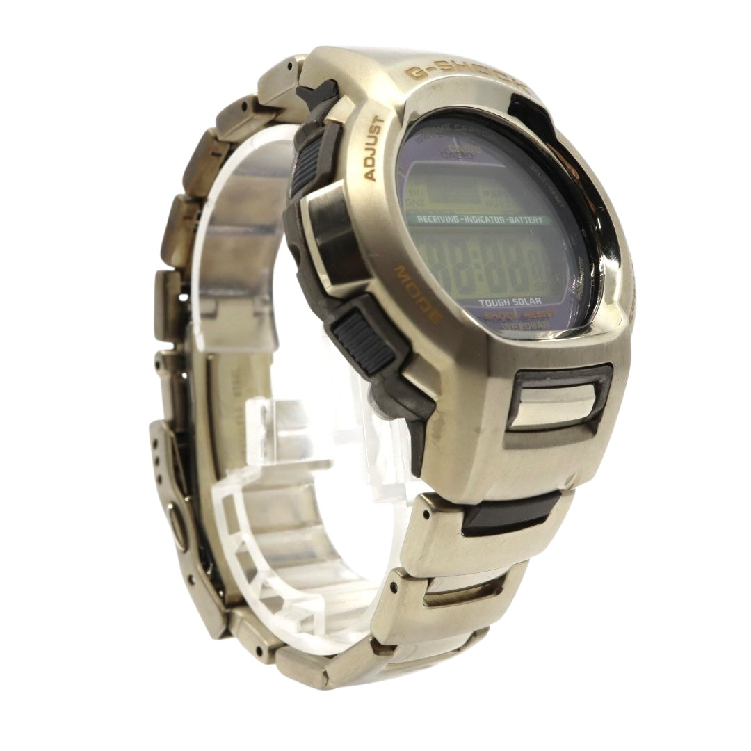 【美品/稼働品】カシオ G-SHOCK GW-600WCJ 2006 FIFAワールドカップ ドイツ大会 限定モデル 電波ソーラー The G メンズ 腕時計 デジタル ゴールド 20気圧防水 ヴィンテージ 希少 クリーニング済み G3