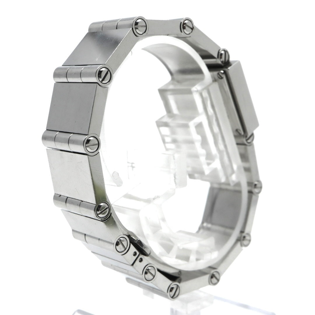 美品 電池交換済 クリーニング済 グッチ GUCCI 600L 腕時計 レディースウォッチ スクエア シルバー文字盤 ステンレススチール クォーツ アナログ バングル ブレスレット エレガント クラシック ドレスウォッチ 稼働品 G3