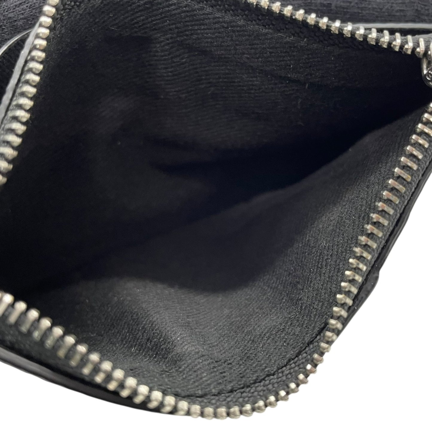 アミ パリス AMI PARIS アレクサンドル マテュッシ ジップカードホルダー フラグメントケース コインケース 小銭入れ カードケース ミニ財布 ブラック ノワール レザー レディース M5