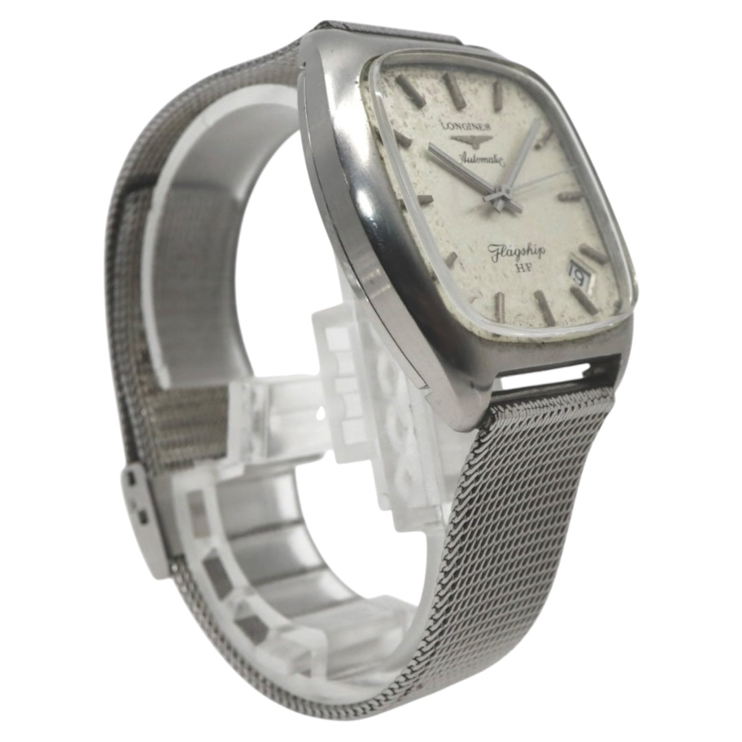 LONGINES ロンジン フラッグシップ HF 自動巻き 腕時計 クッションケース ステンレススチール ヴィンテージ メンズ G8