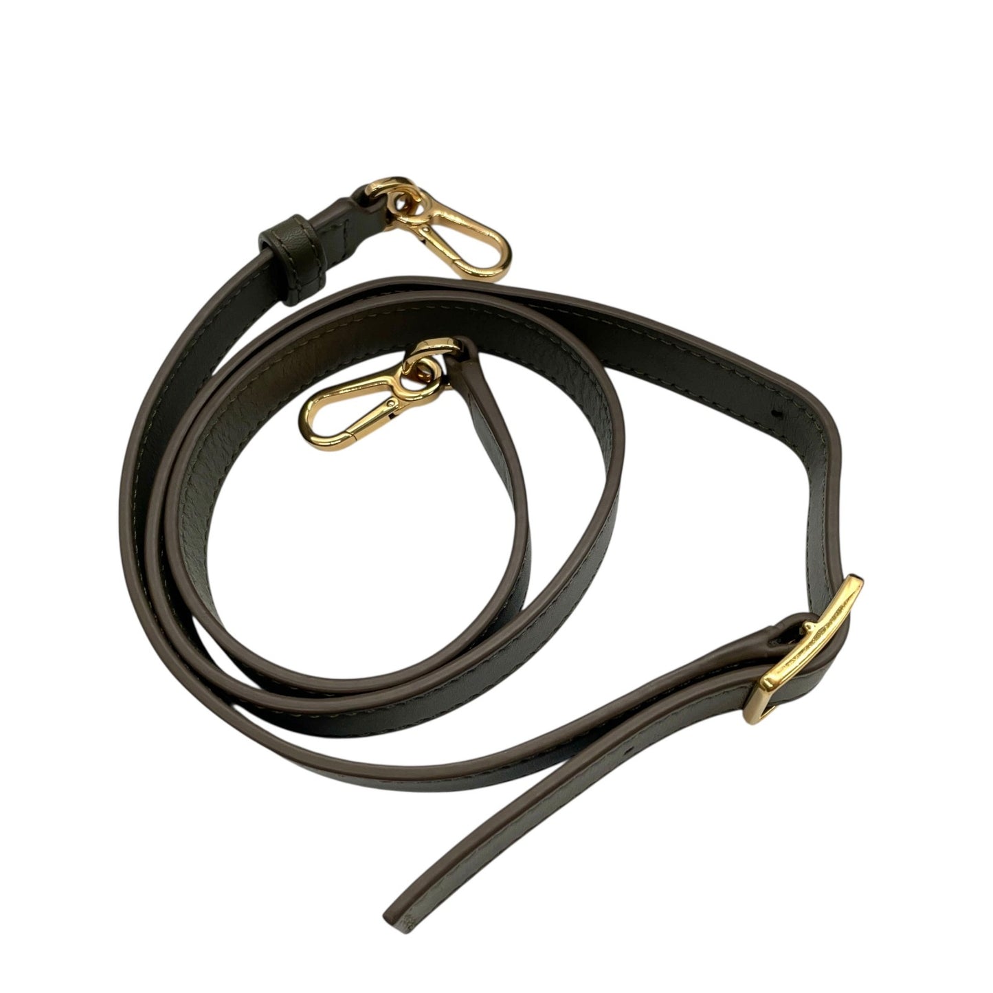 極 美品 未使用級 LOEWE ロエベ Paseo スモール レザー 2WAY ショルダーバッグ ハンドバッグ カーキ グリーンベージュ 上品 軽量