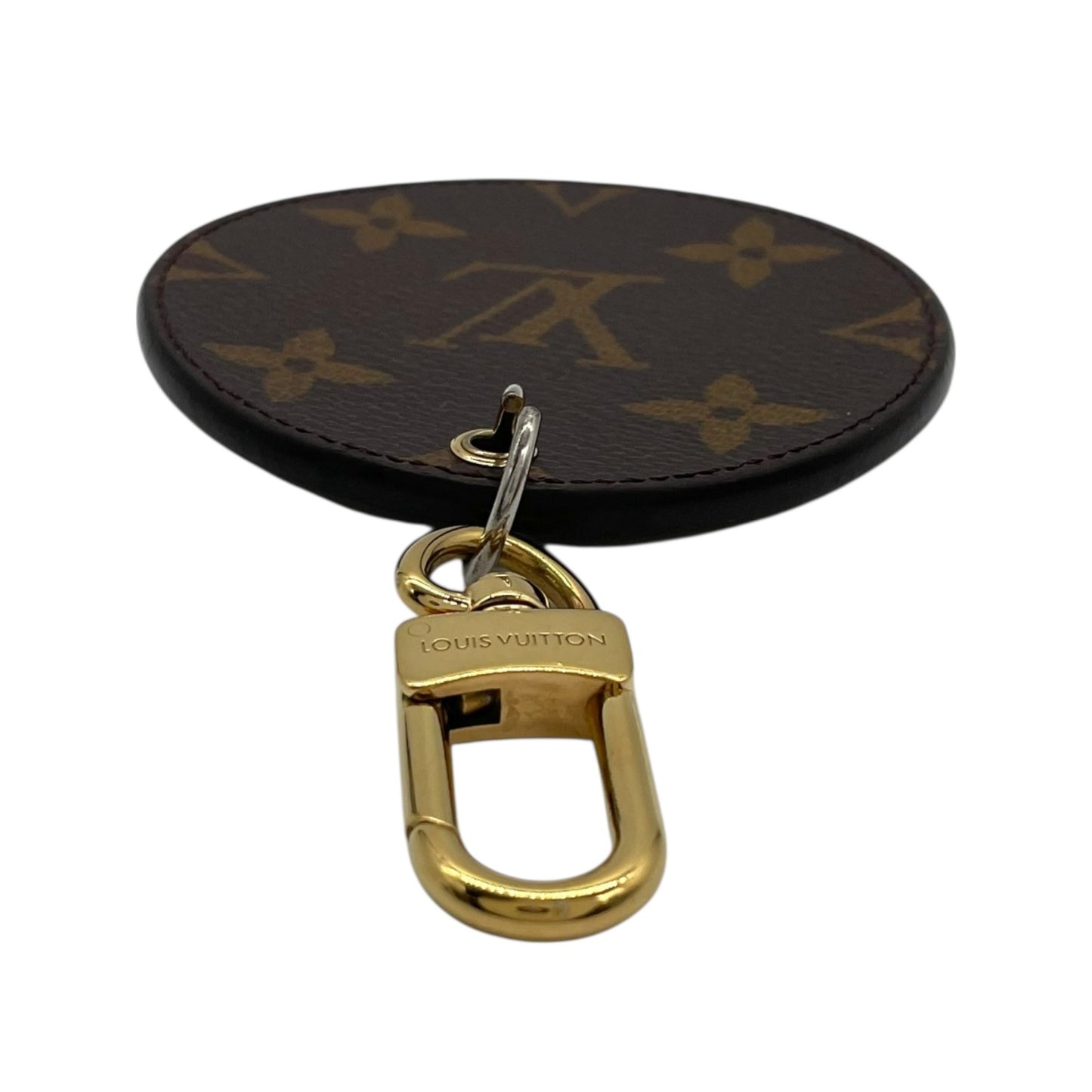 Louis Vuitton モノグラム ジャイアントモノグラム イルストレ キーホルダー バッグチャーム ラウンド型 ゴールド金具 M5