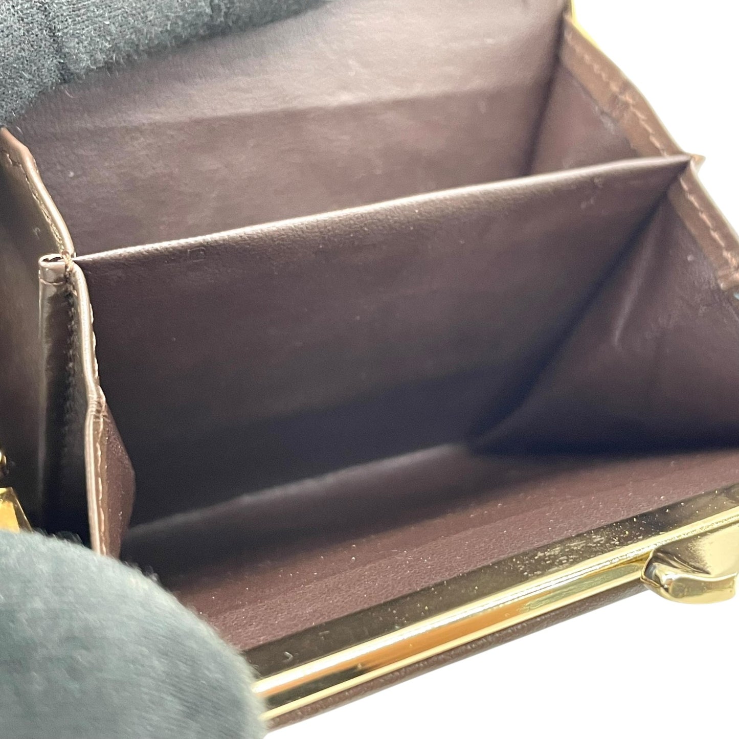 未使用級 Burberry バーバリー ノバチェック シャドーホース 二つ折り財布 がま口 ブラウン ベージュ キャンバス レザー ゴールド金具 ホースロゴ レディース ヴィンテージ M5