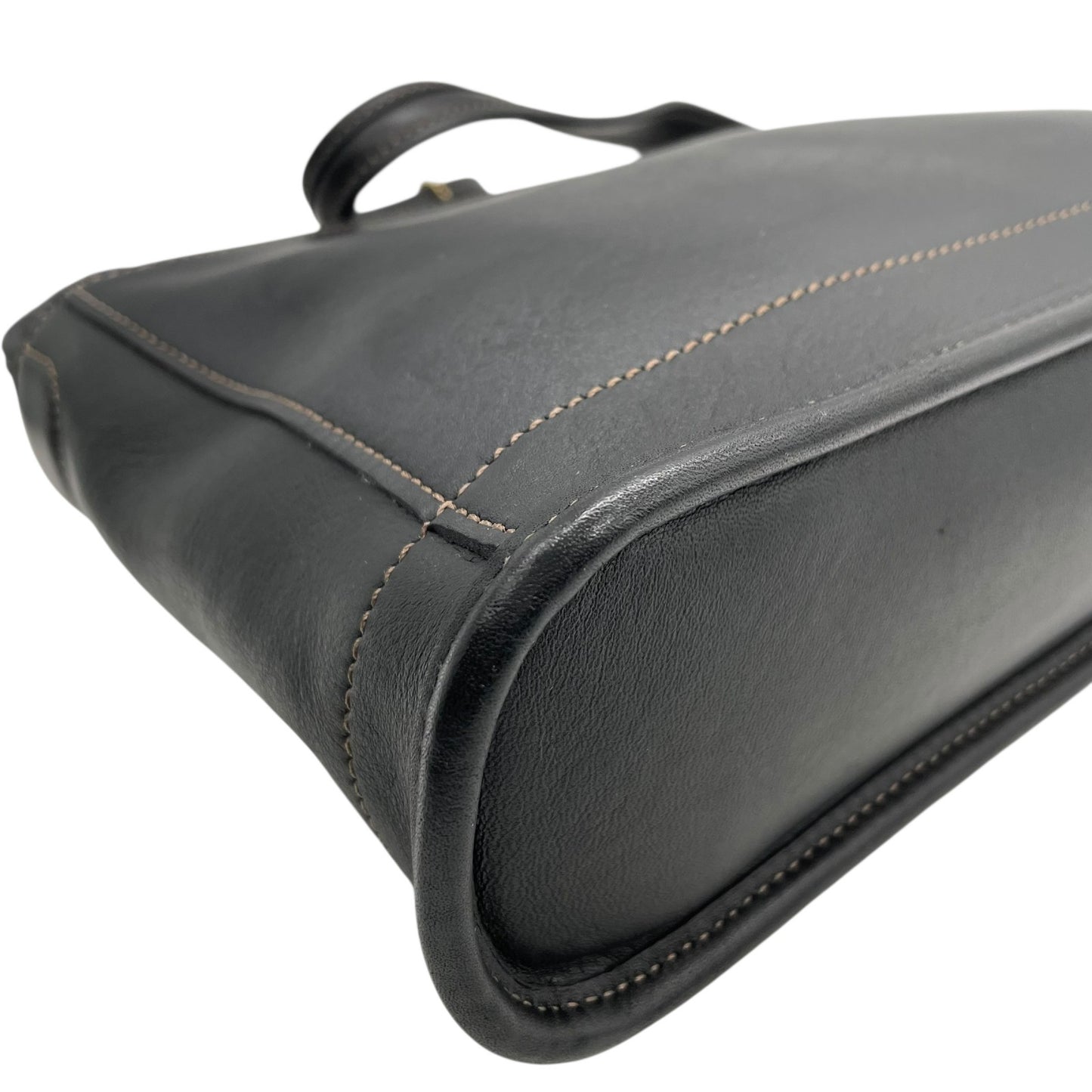 美品 COACH オールドコーチ VINTAGE ヴィンテージ ショルダーバッグ オールレザー 黒 ブラック グラブタンレザー グレインレザー 肩掛け ワンショルダー 本革 9309 U13