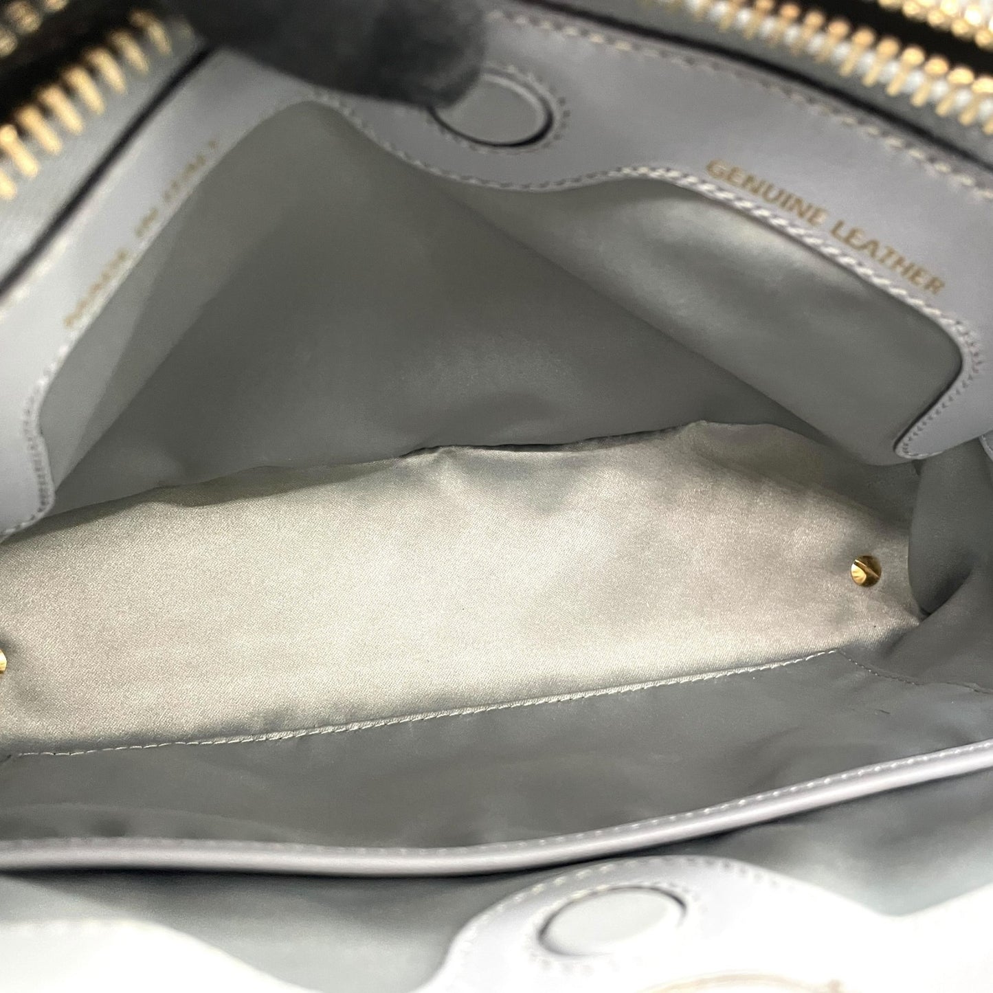 極美品 トッズ TOD'S Dキューブ スモール Dバッグ 2WAY ハンドバッグ ショルダーバッグ ミニボストン 肩掛け 斜め掛け グレーブルー 青 グレー 本革 レザー レディース A