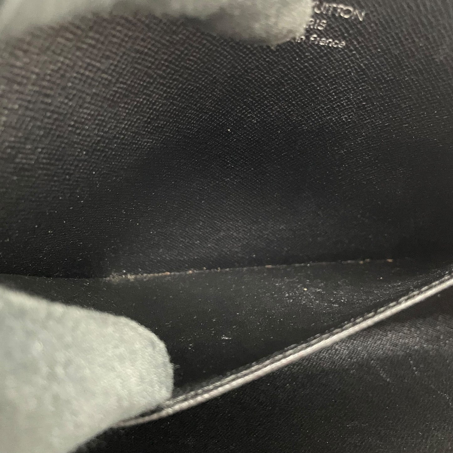 美品 Louis Vuitton ルイヴィトン M30182 タイガ バイカル セカンドバッグ レザー 黒 ブラック メンズ K3