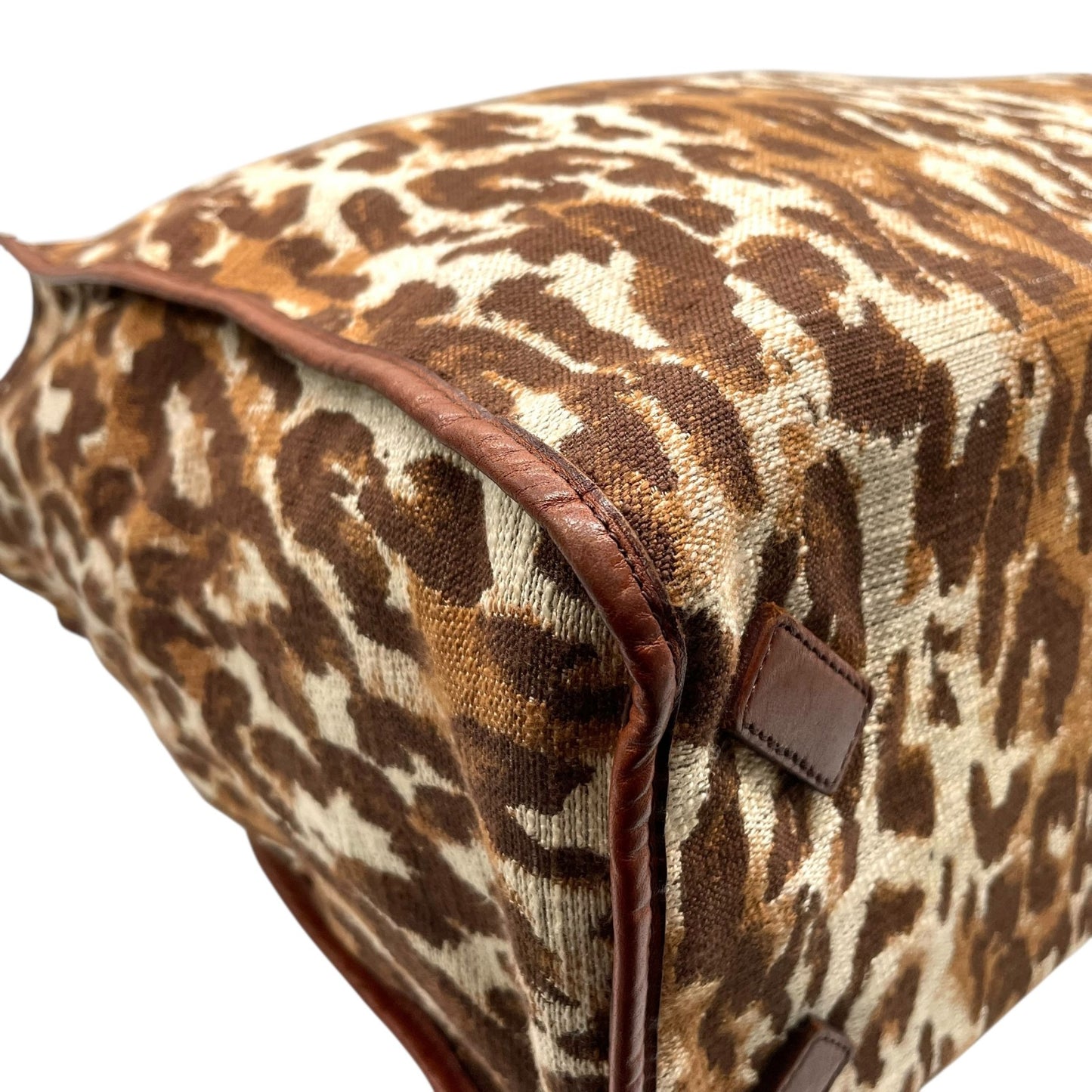 大人気 A VACATION アヴァケーション TANK トートバッグ レオパード A4収納 大容量 ブラウン ハンドバッグ レディース キャンバス×レザー E5