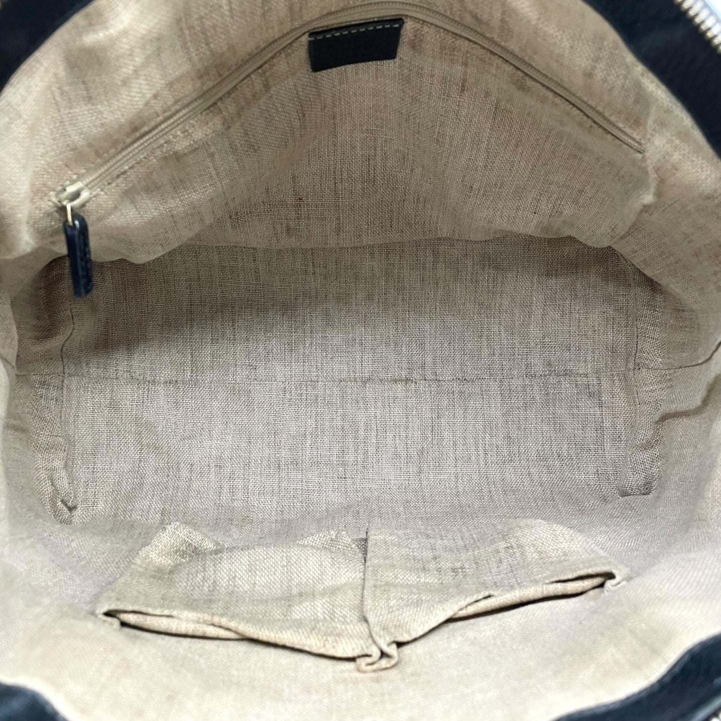 美品 GUCCI グッチ 2WAY ハンドバッグ ショルダーバッグ 449651 インターロッキングG ブラック レザー ゴールド金具 斜め掛け可 レディース D