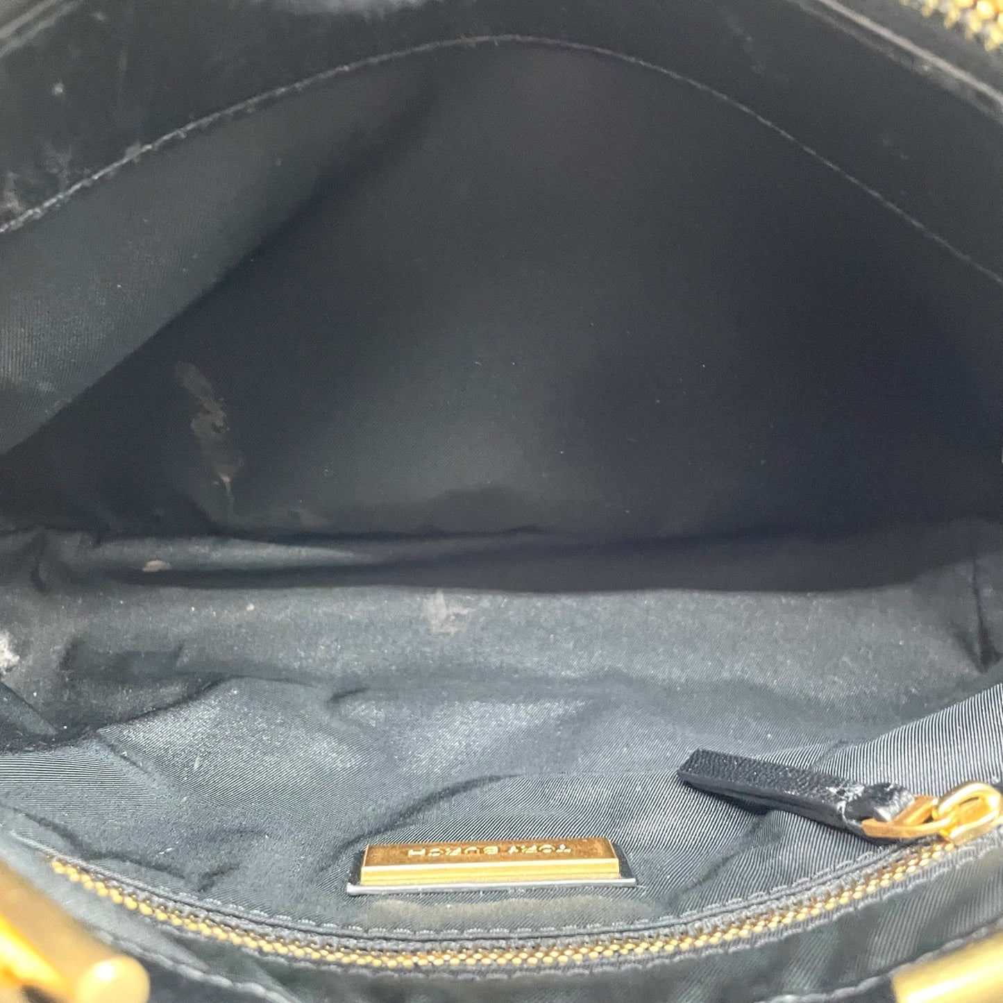 美品 TORY BURCH トリーバーチ フレミング 2WAY ハンドバッグ ショルダーバッグ 黒 ブラック ゴールド金具 レザー キルティング チェーンハンドル 斜め掛け可 レディース C