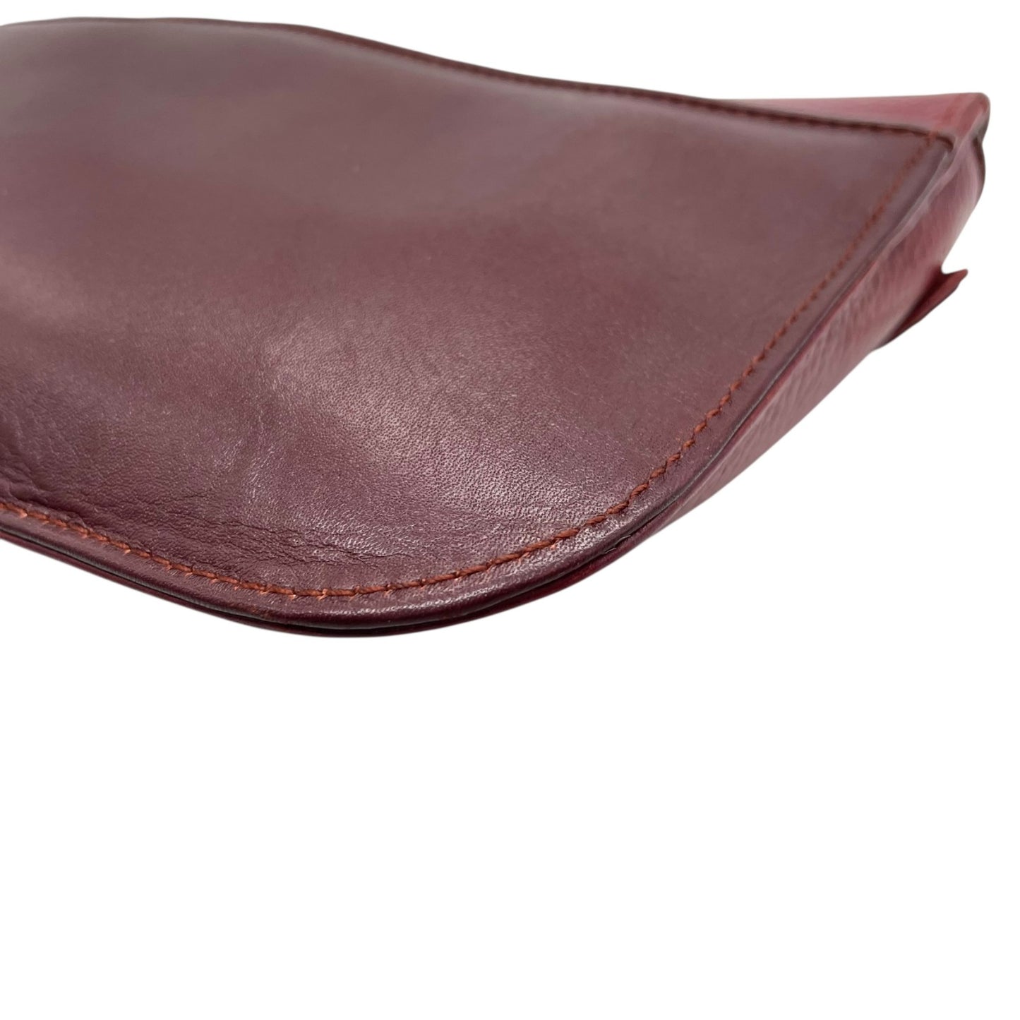 美品 Cartier カルティエ クラッチバッグ マストライン ボルドー レザー ゴールド金具 ギャランティカード付き セカンドバッグ ヴィンテージ メンズ レディース U7