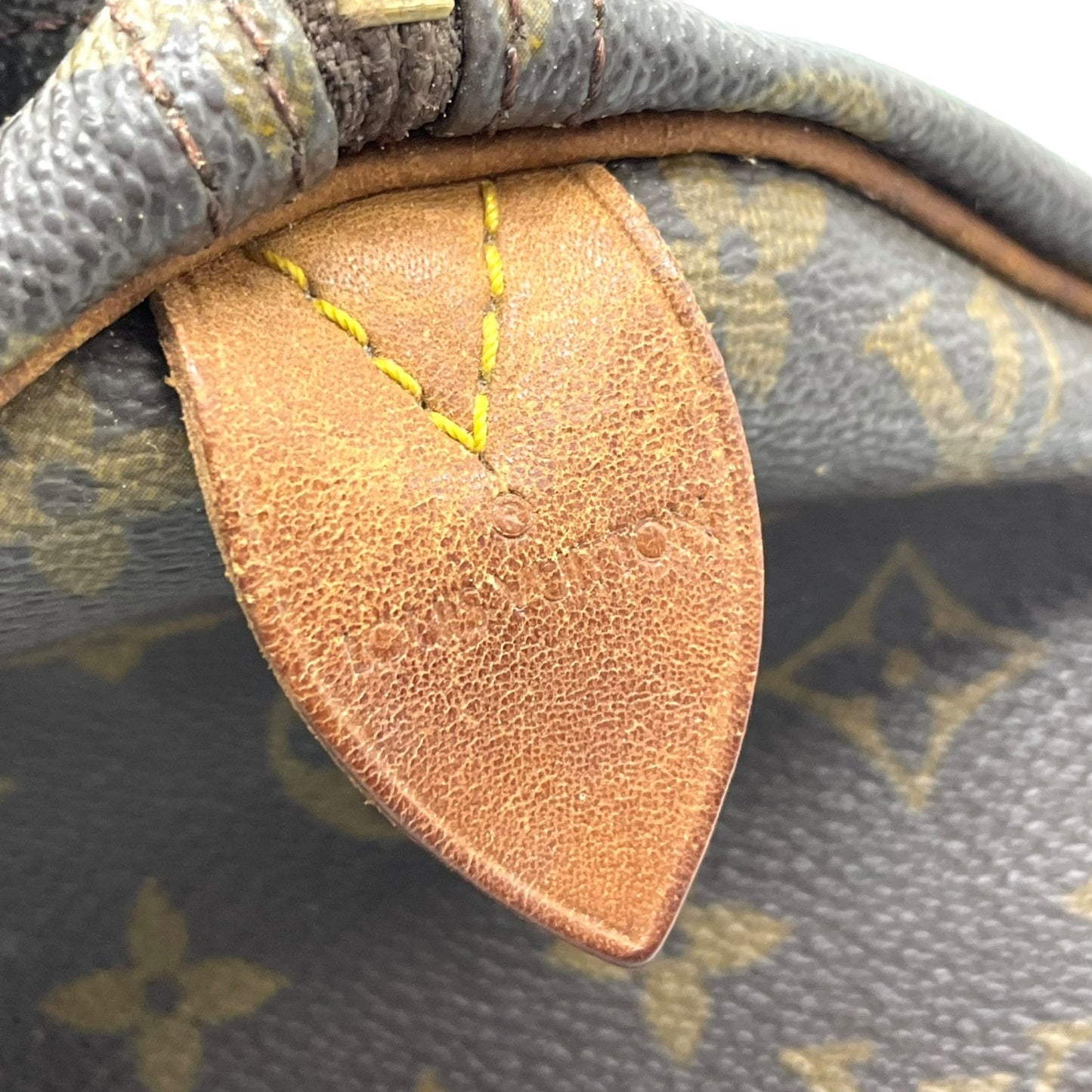 LOUIS VUITTON ルイヴィトン モノグラム スピーディ30 2WAY ボストンバッグ ミニボストン M41526 斜め掛け可 PVC レザー ブラウン ゴールド金具 パドロック ハンドバッグ レディース D