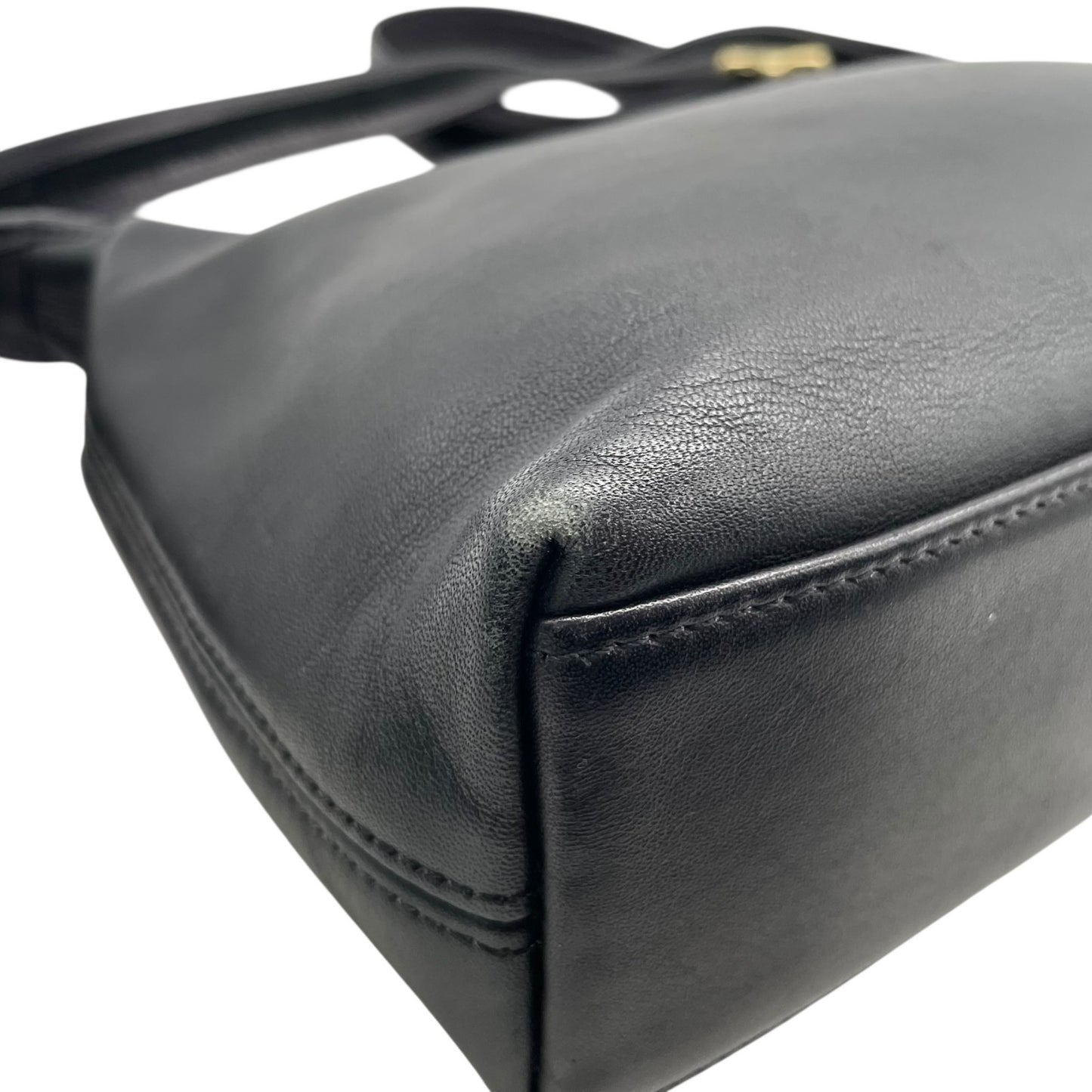 COACH OLD オールドコーチ 黒 ブラック ショルダーバッグ クロスボディ 斜め掛け ワンショルダーバッグ 肩掛け サコッシュ ポシェット オールレザー Vintage ヴィンテージ オールド 廃盤 稀少 9136 B1