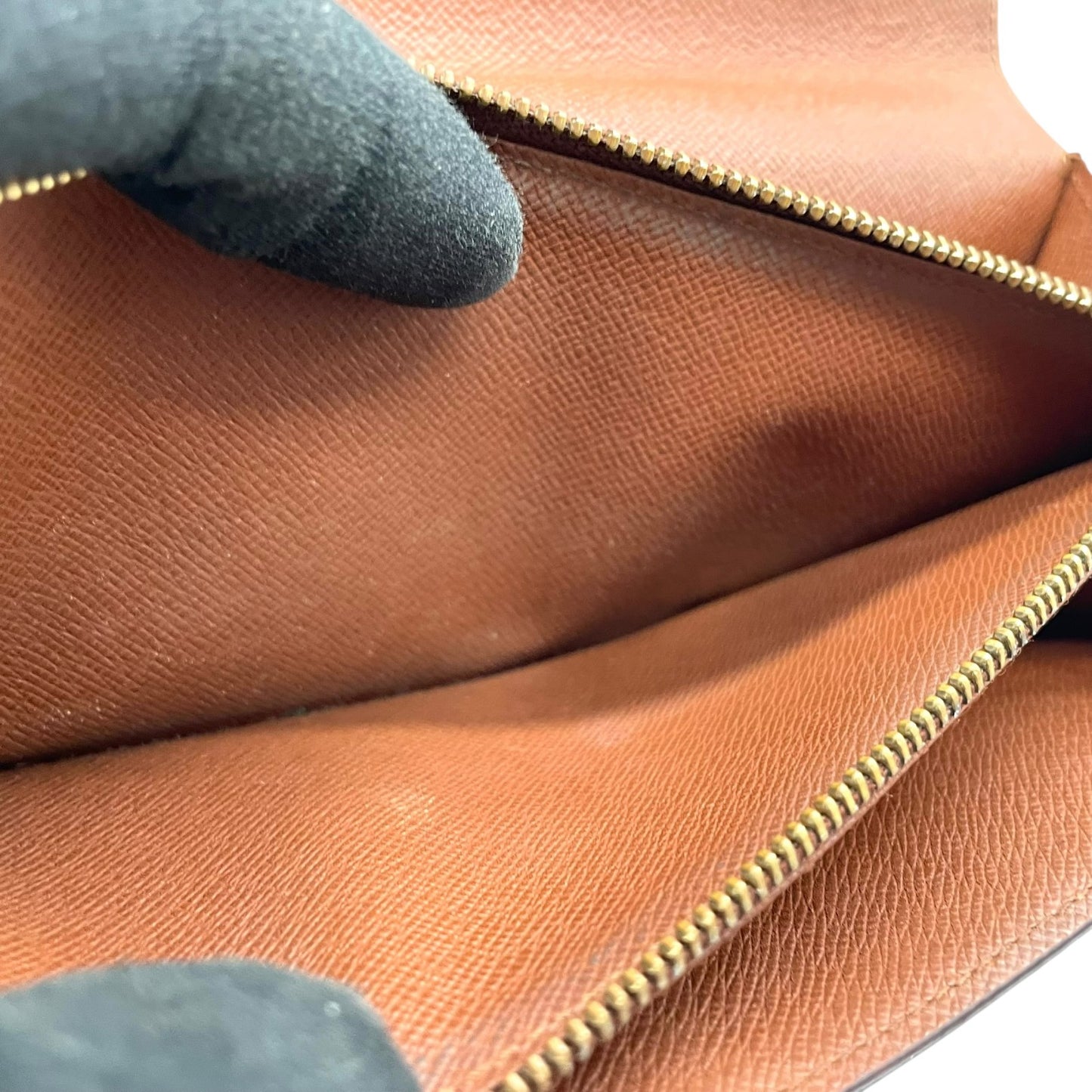 LOUIS VUITTON ルイ・ヴィトン MM61725 長財布 PVC/レザー ブラウン【中古】 レディース