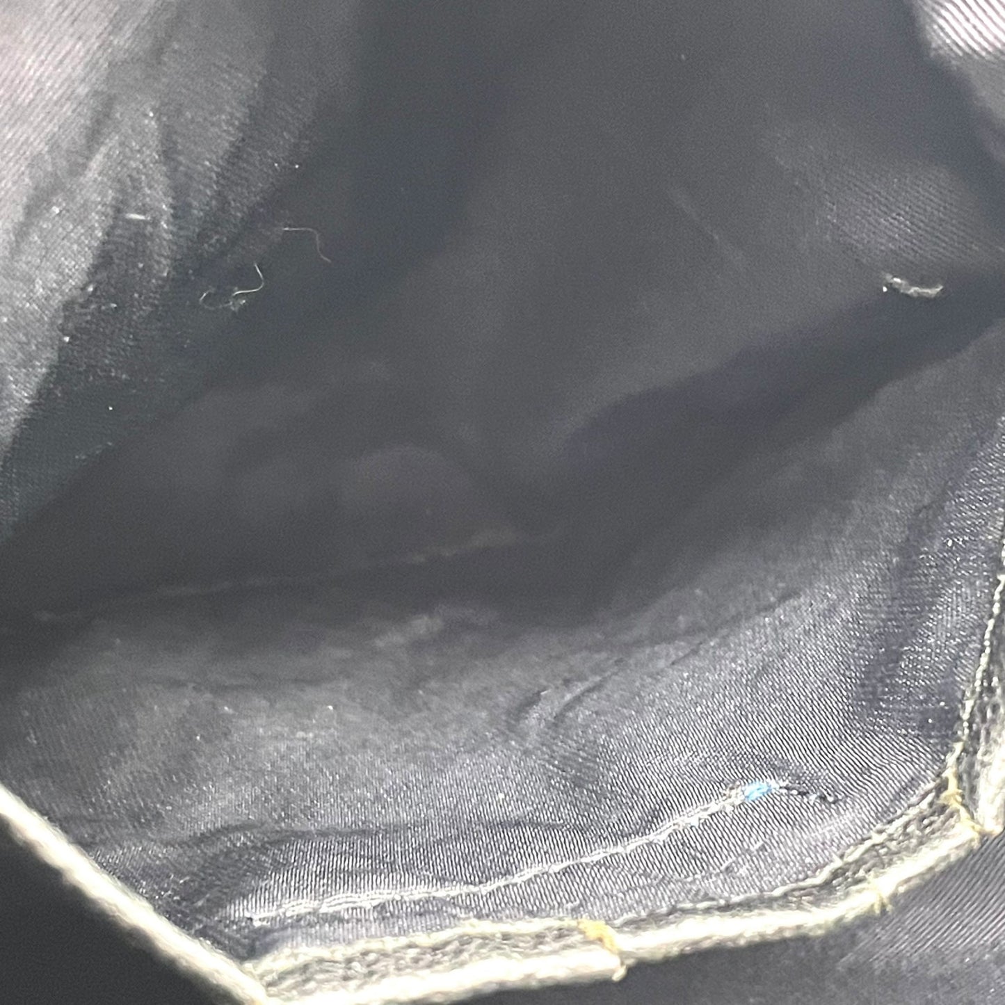 BURBERRY BLUE LABEL バーバリーブルーレーベル ショルダーバッグ キャンバス/レザー ブラック【中古】 レディース