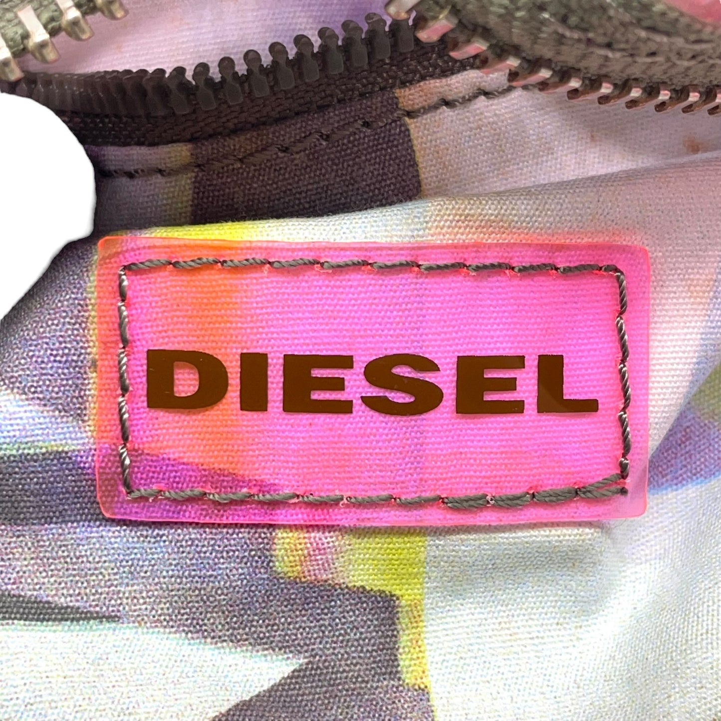 ディーゼル DIESEL PVC×ナイロン ショルダーバッグ トートバッグ ピンク レディース S95 Y2K 00s vintage